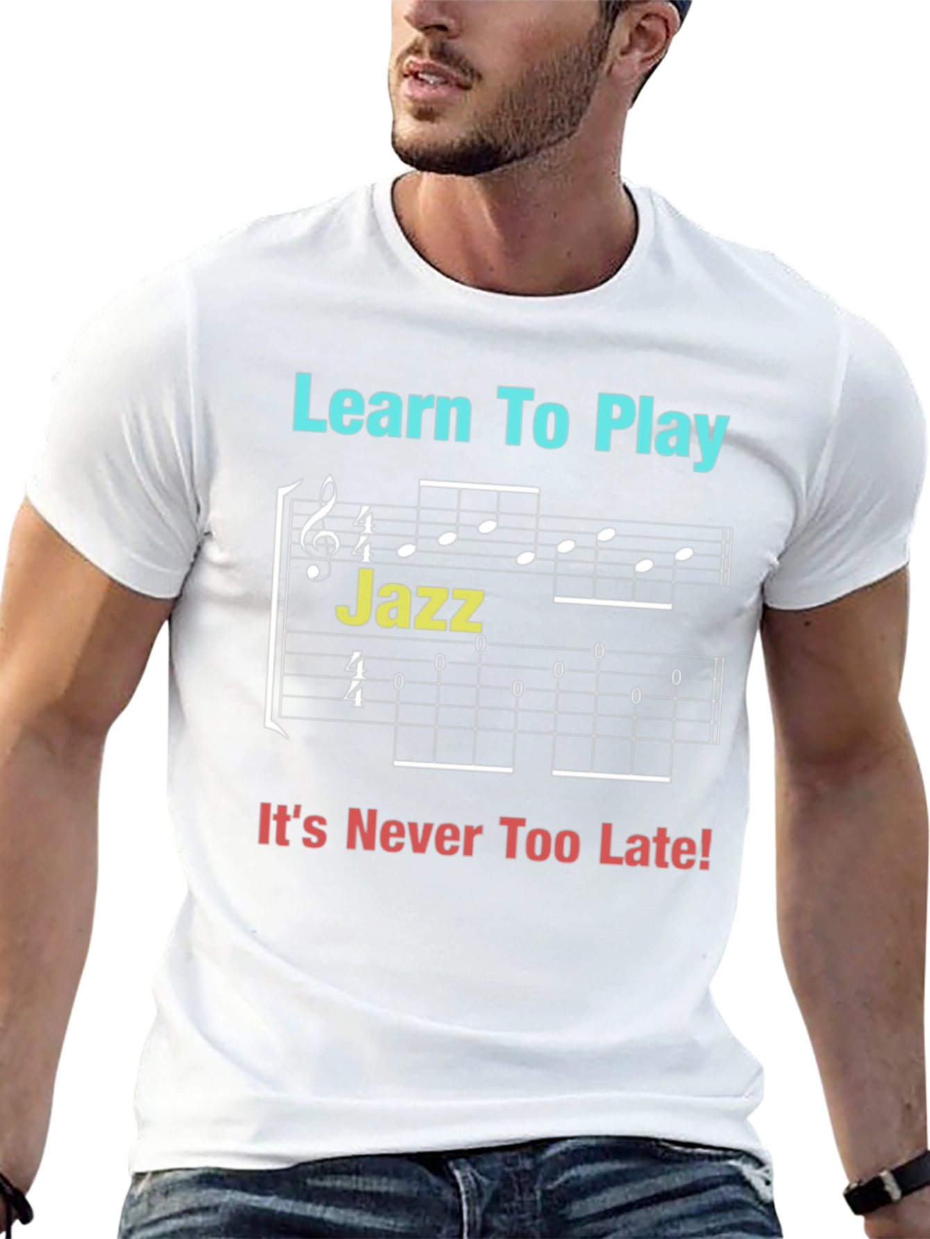 Learn to Play Jazz Black T-Shirt