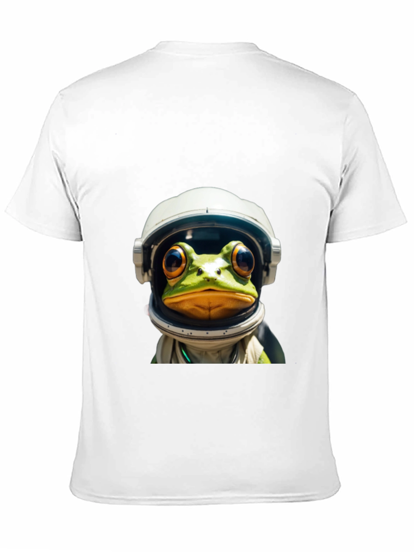 Frog Astronaut Black T-Shirt