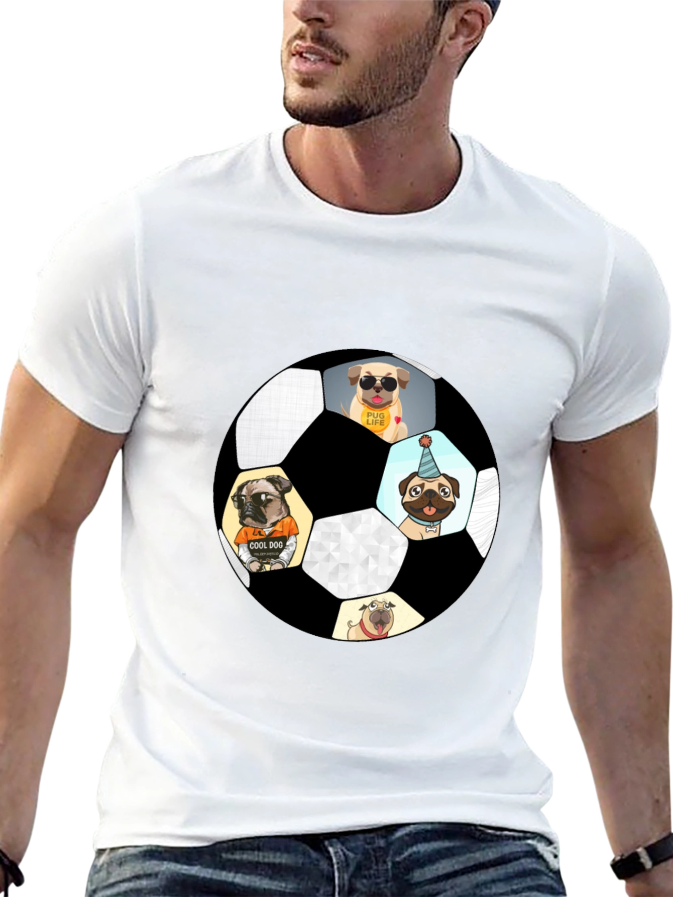 Soccer Pug T-Shirt