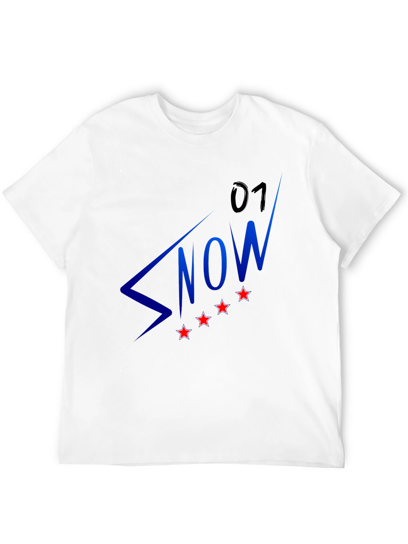 Stylish Black Tee with Graphic Design
