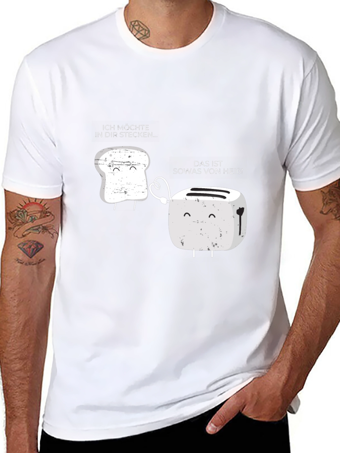 Funny Toaster & Toast Graphic Tee