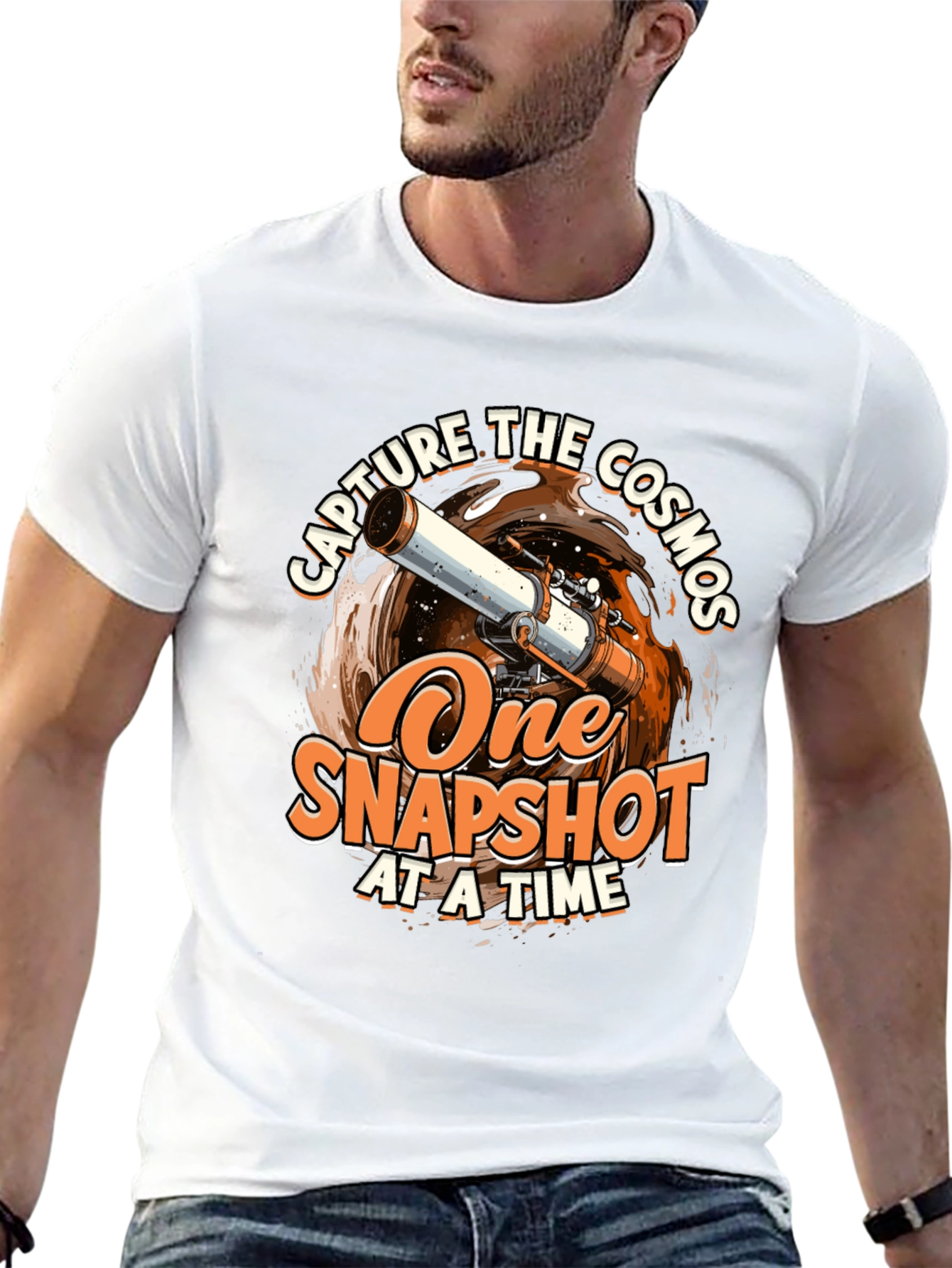 Capture the Cosmos T-Shirt - Space Photography Apparel