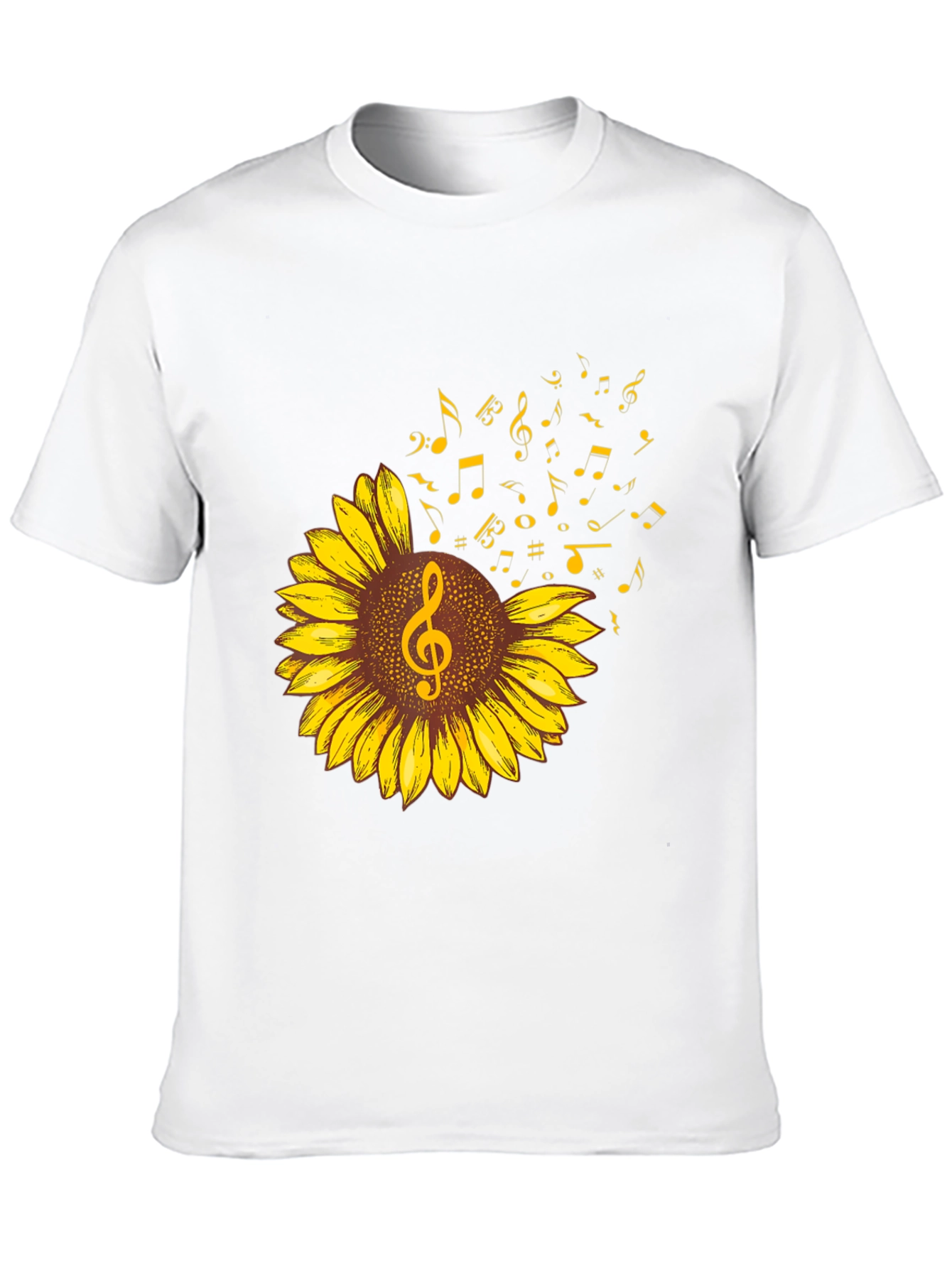 Musical Sunflower Graphic Tee