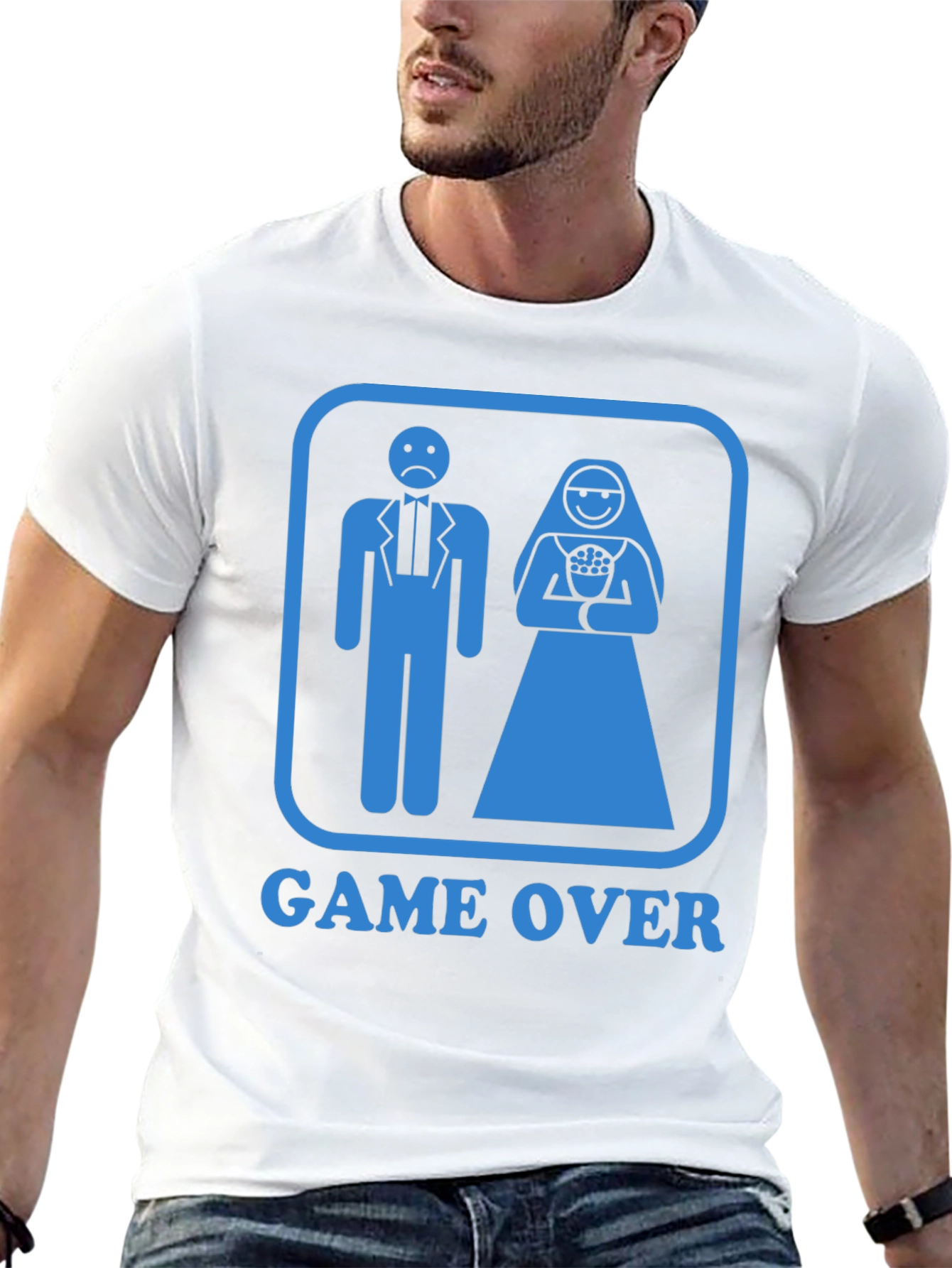 Game Over Newlywed Humor Graphic Tee