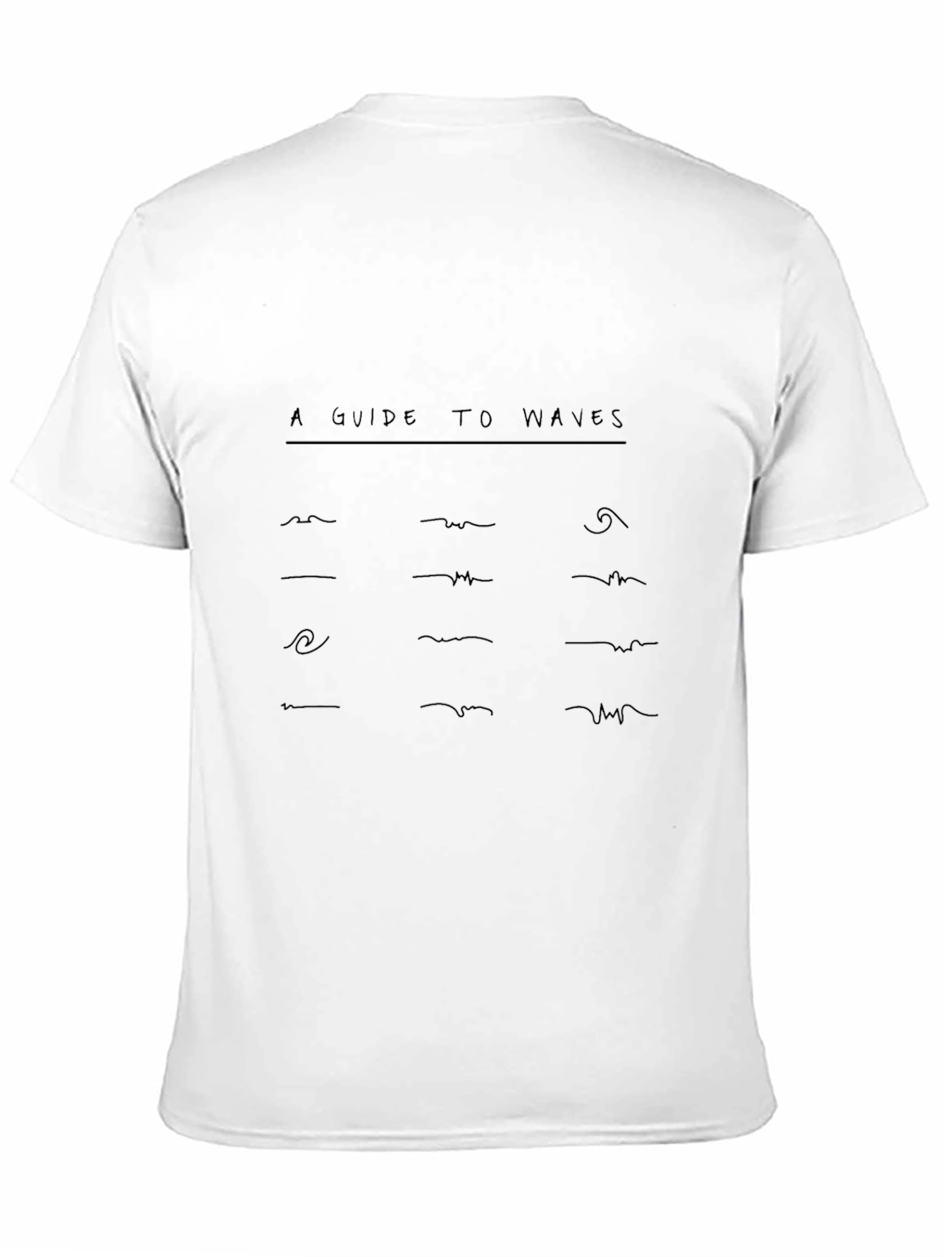 Guide to Waves Graphic Tee - Black