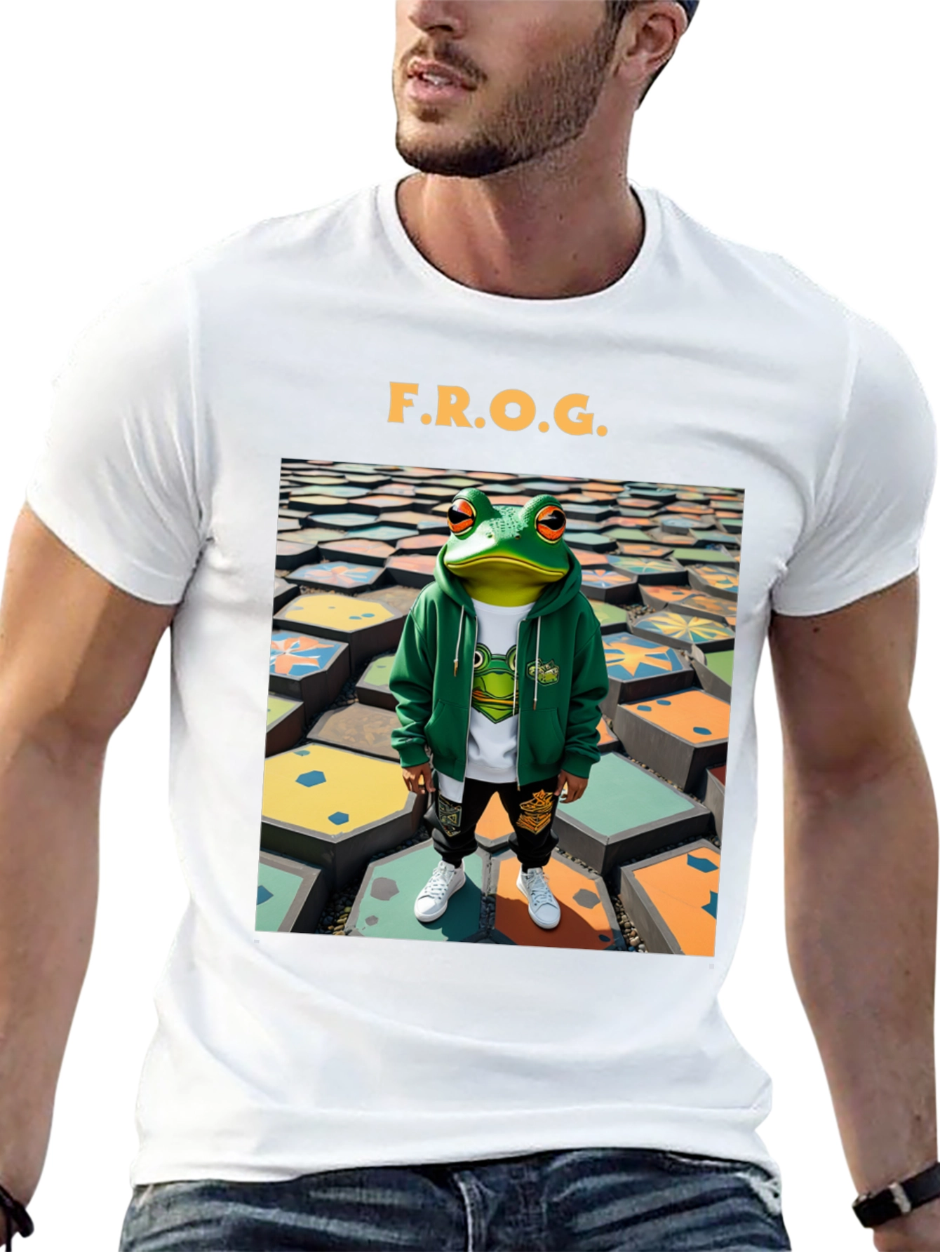 F.R.O.G. Graphic Print T-Shirt