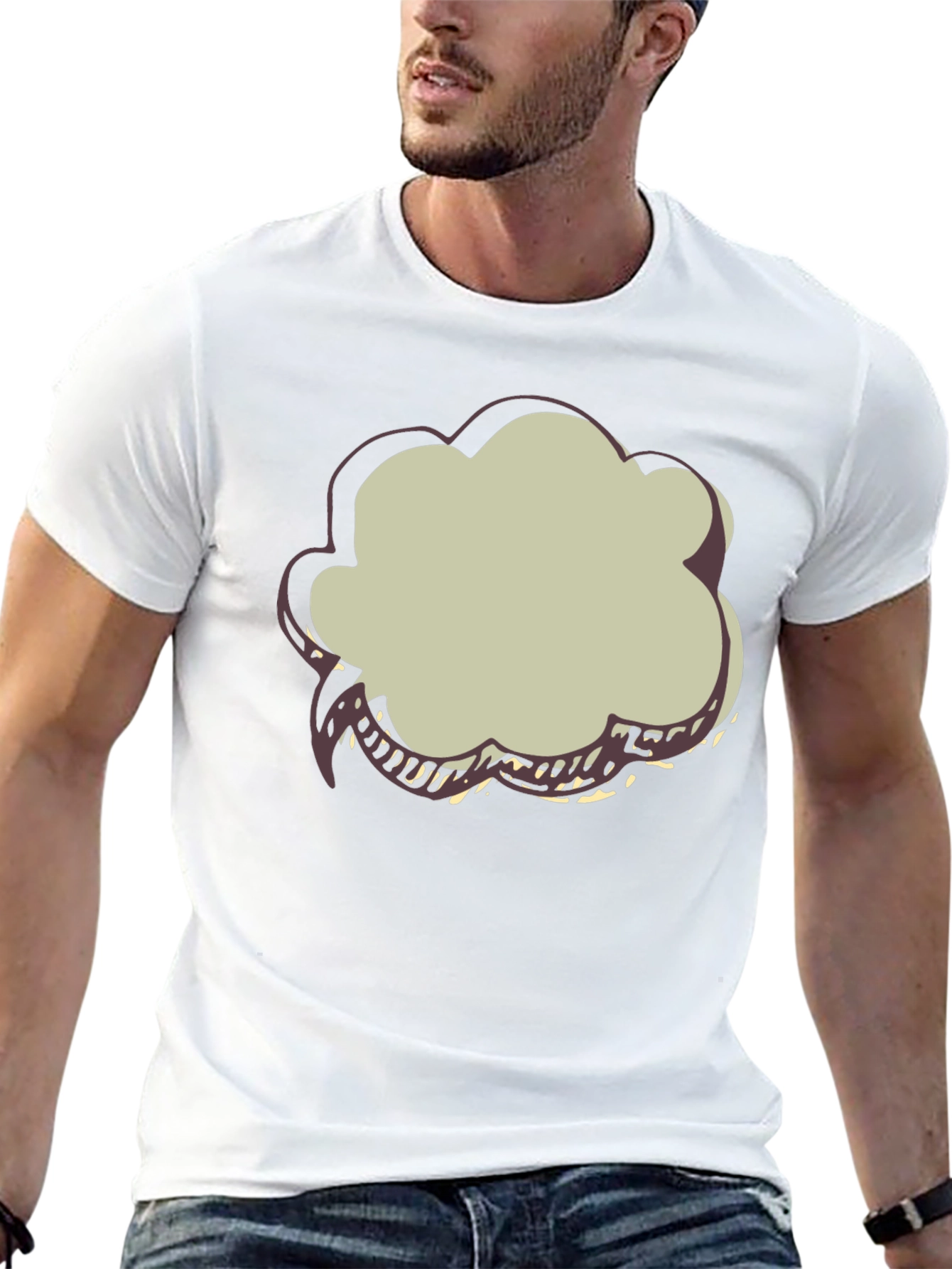 Cartoon Cloud Graphic Tee