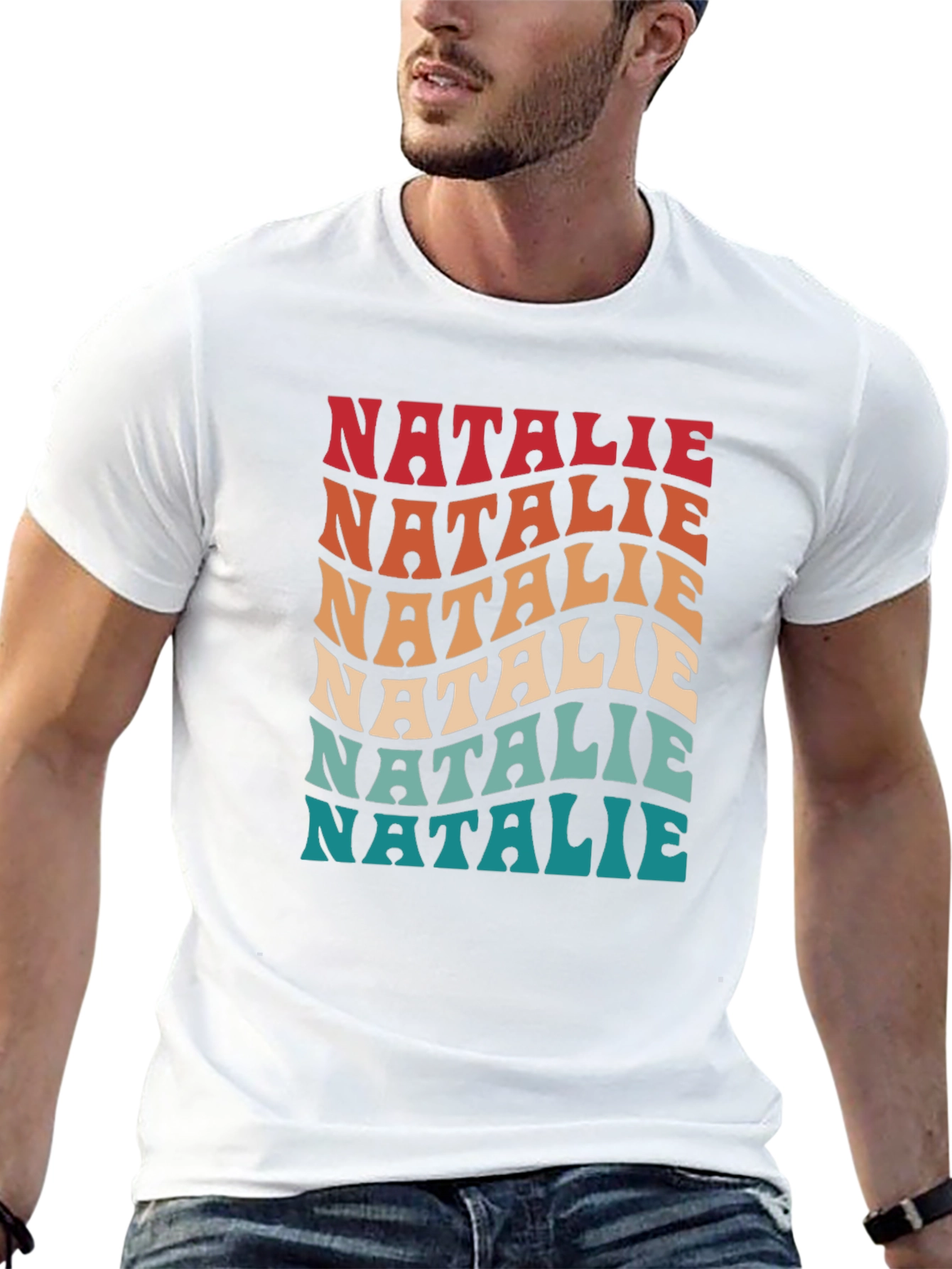 Retro Natalie T-Shirt - Fun Personalized Name Tee
