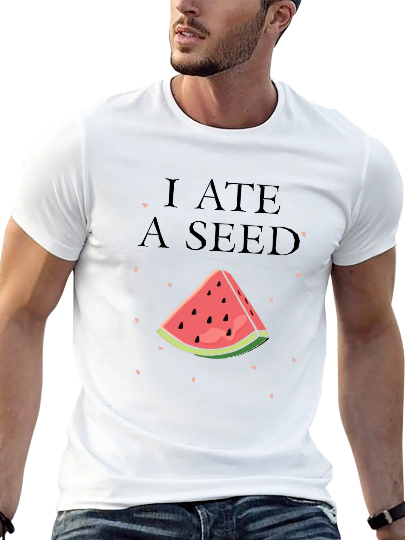 I Ate A Seed Funny Watermelon T-Shirt