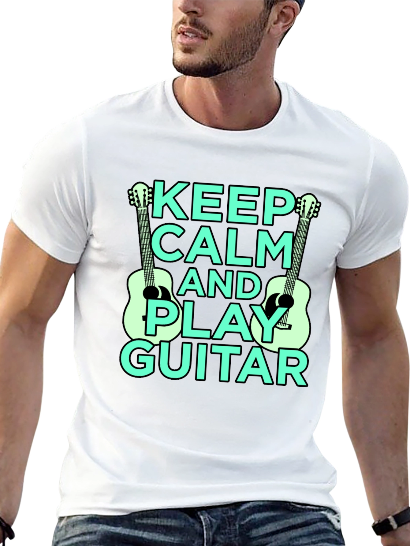 Keep Calm and Play Guitar T-Shirt