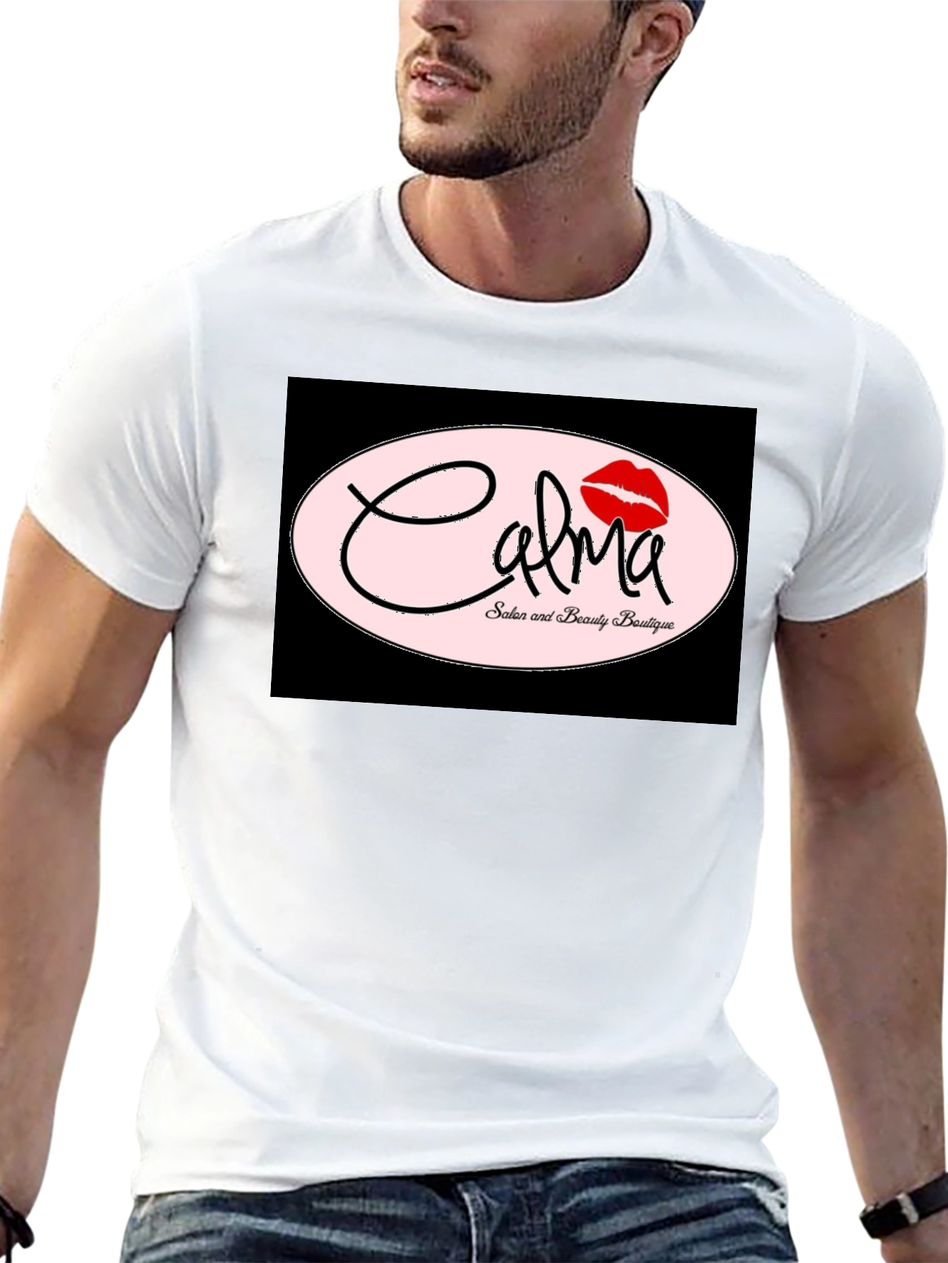 Calma Salon Black Graphic Tee