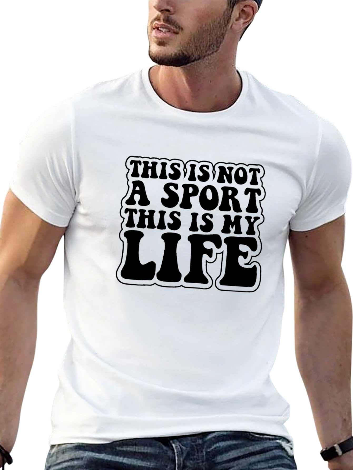 This Is My Life Graphic Tee - Black