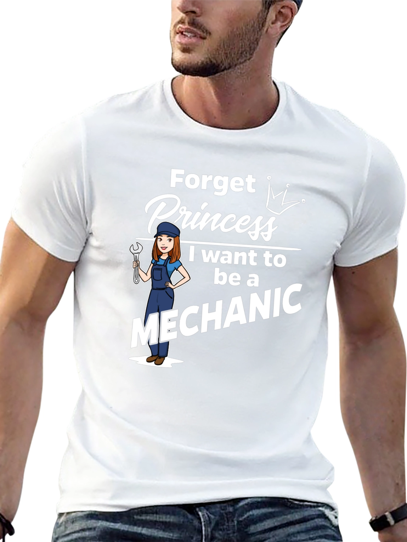 Mechanic Princess T-Shirt: Career Pride Tee