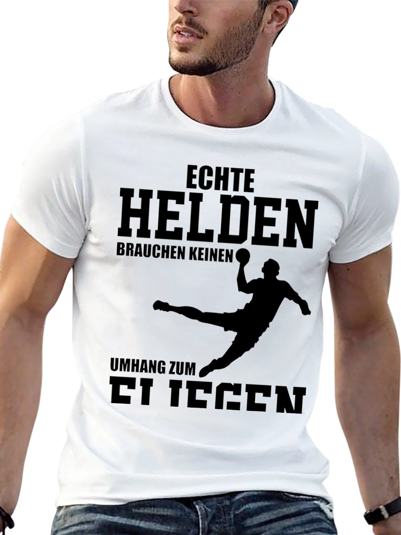 Echte Helden T-Shirt - Handball Design