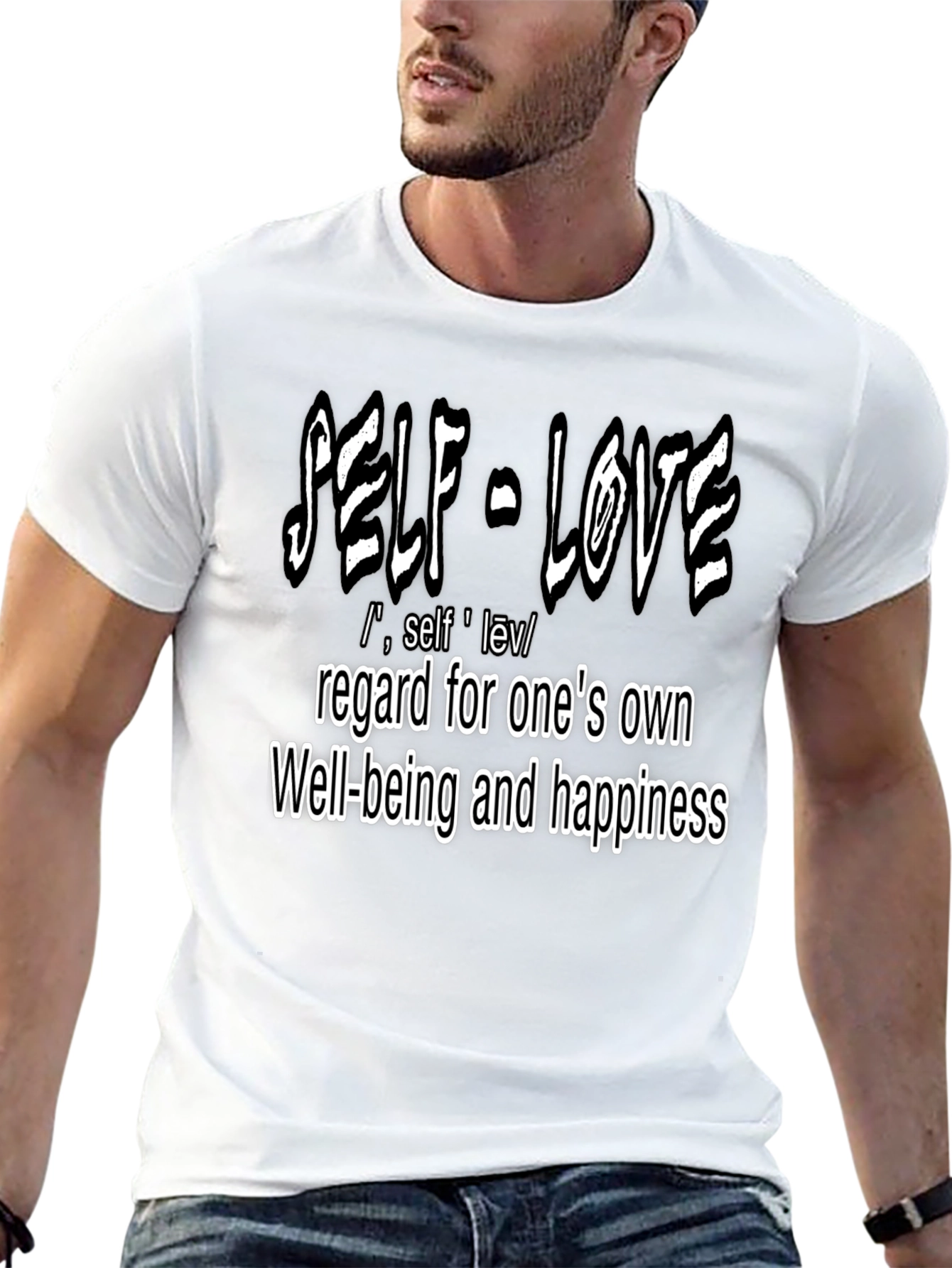 Self-Love Definition Graphic Tee - Black
