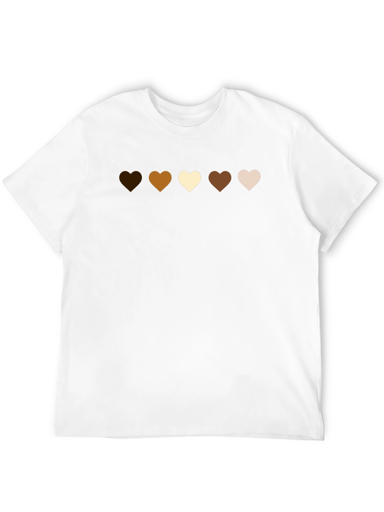 Diversity Hearts T-Shirt - Black