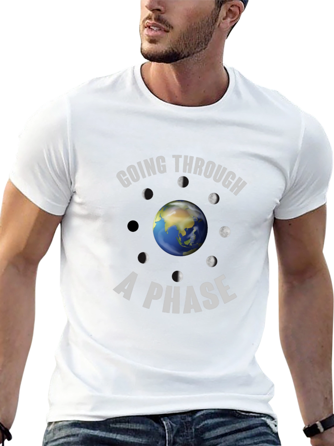 Going Through A Phase Black T-Shirt
