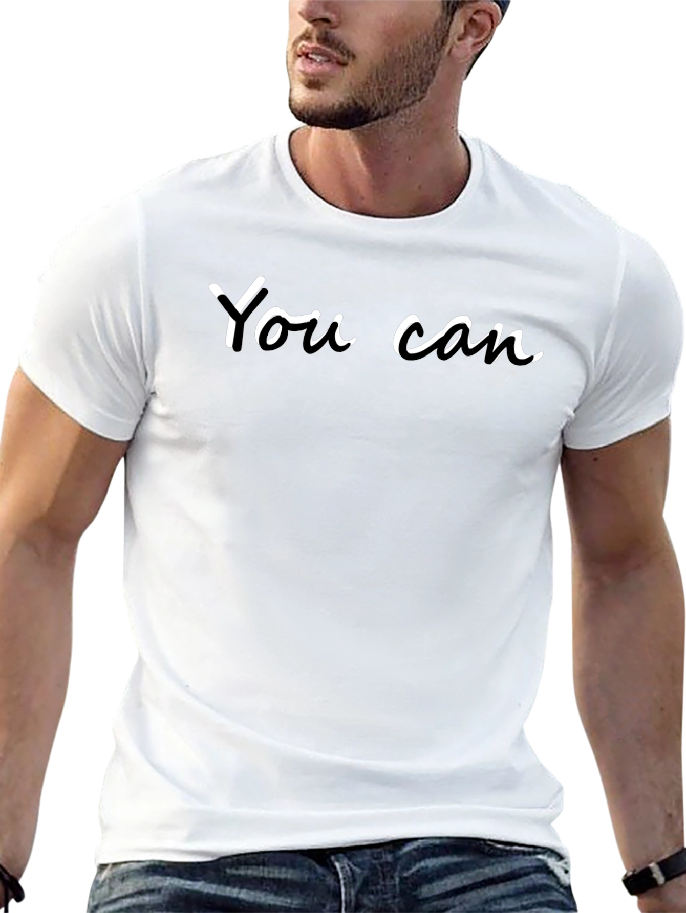 Inspirational You Can Black T-Shirt