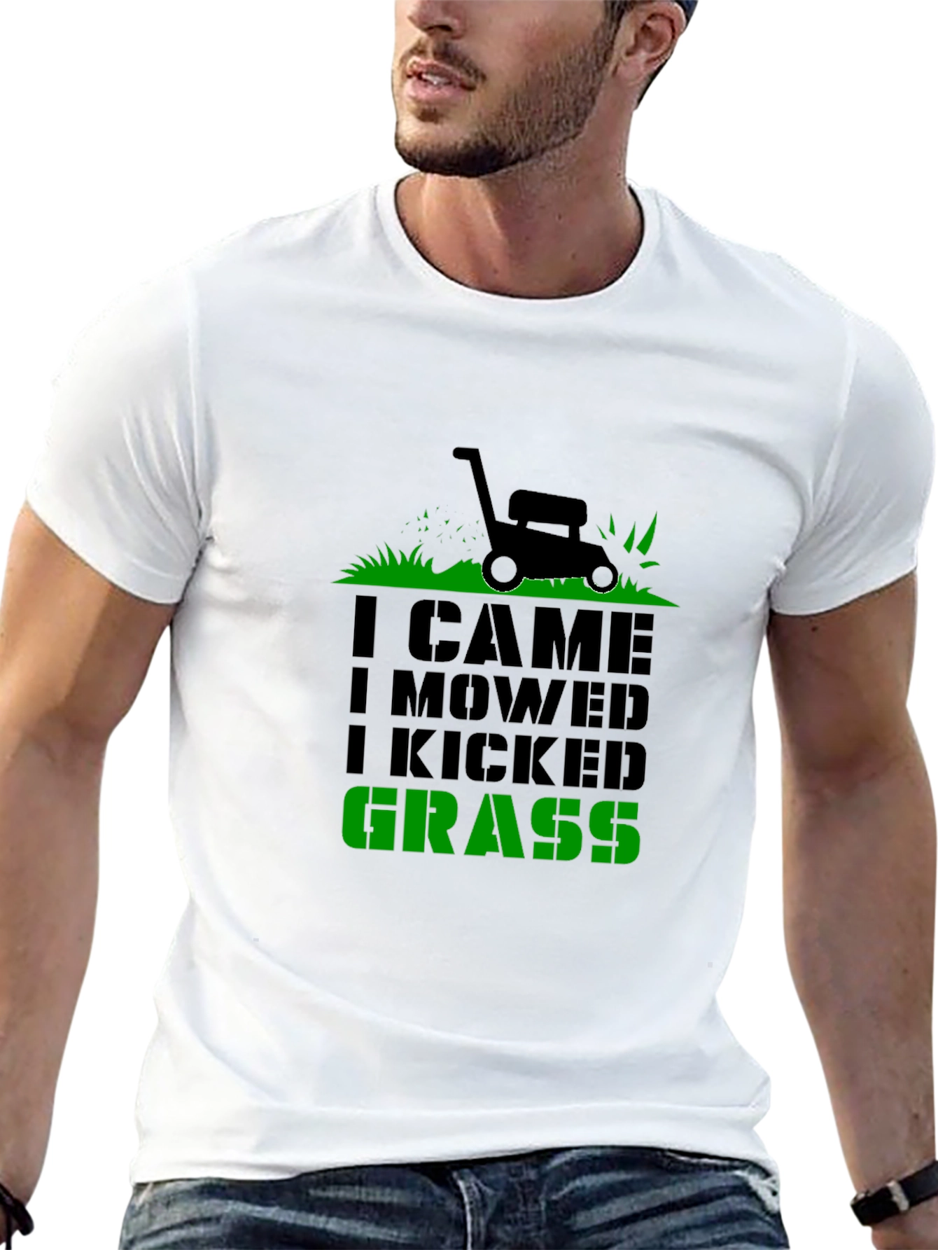 I Came I Mowed I Kicked Grass T-Shirt