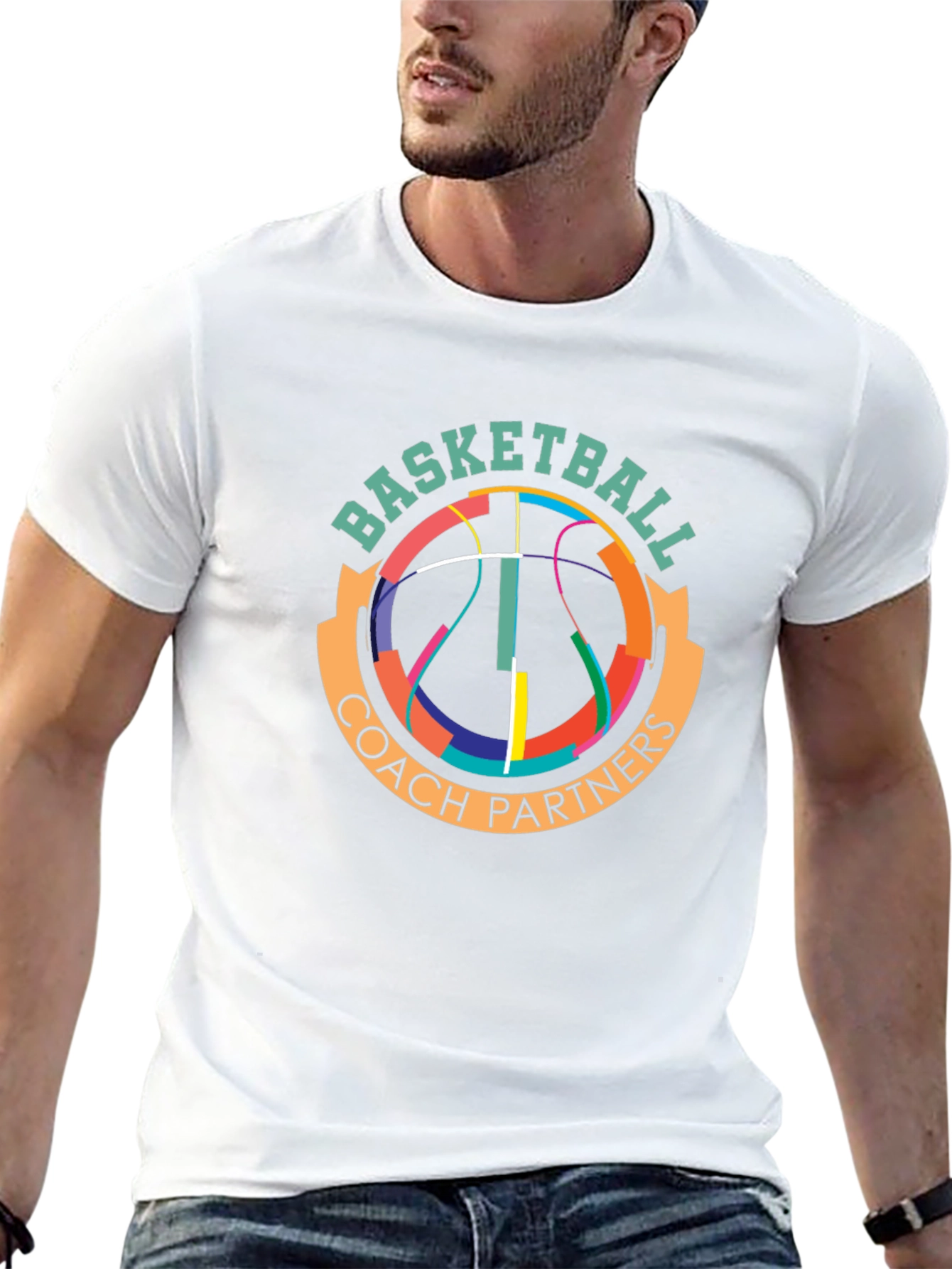 Basketball Coach Partners Black T-Shirt