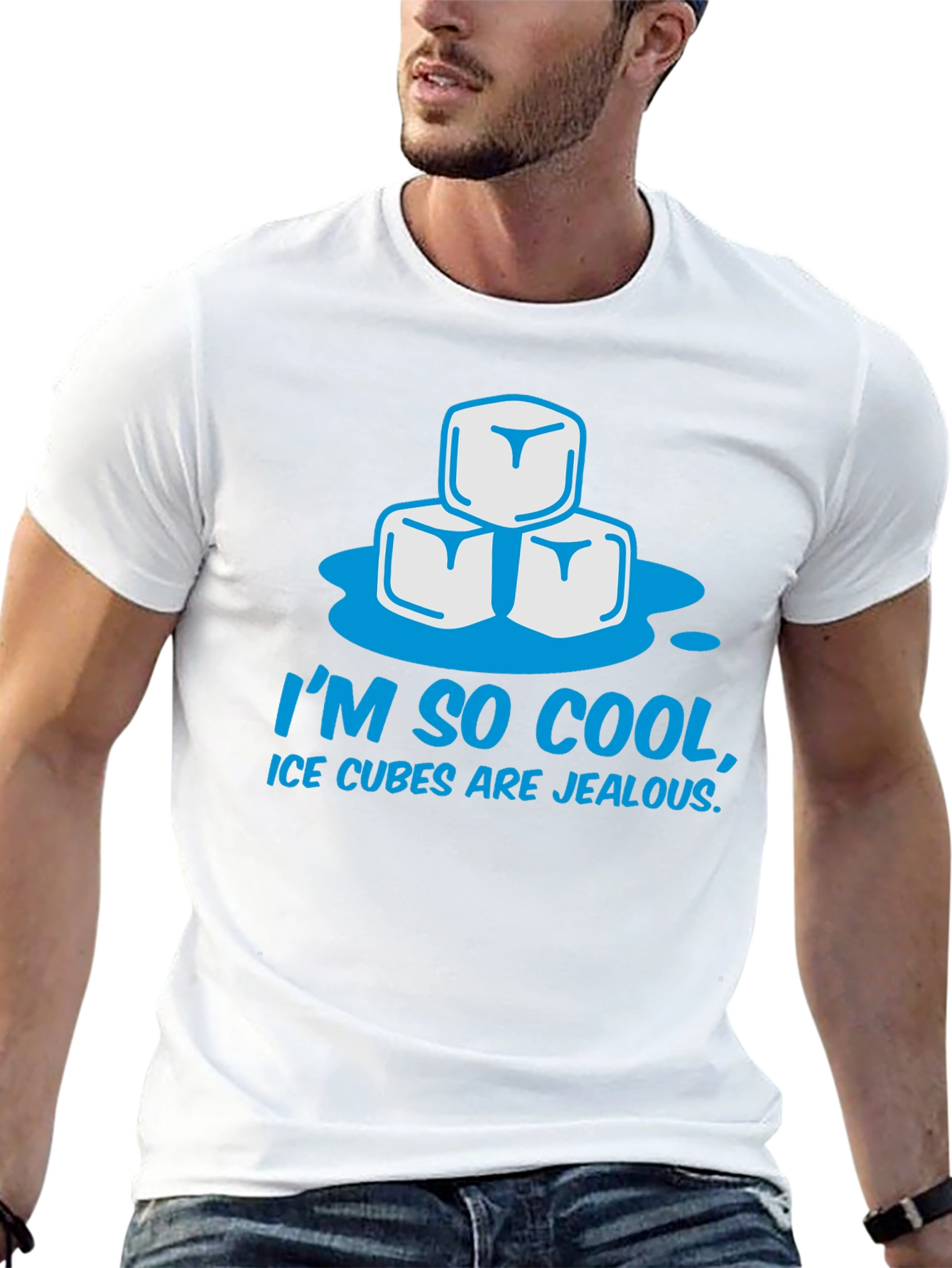 Im So Cool Ice Cubes Jealous Black T-Shirt