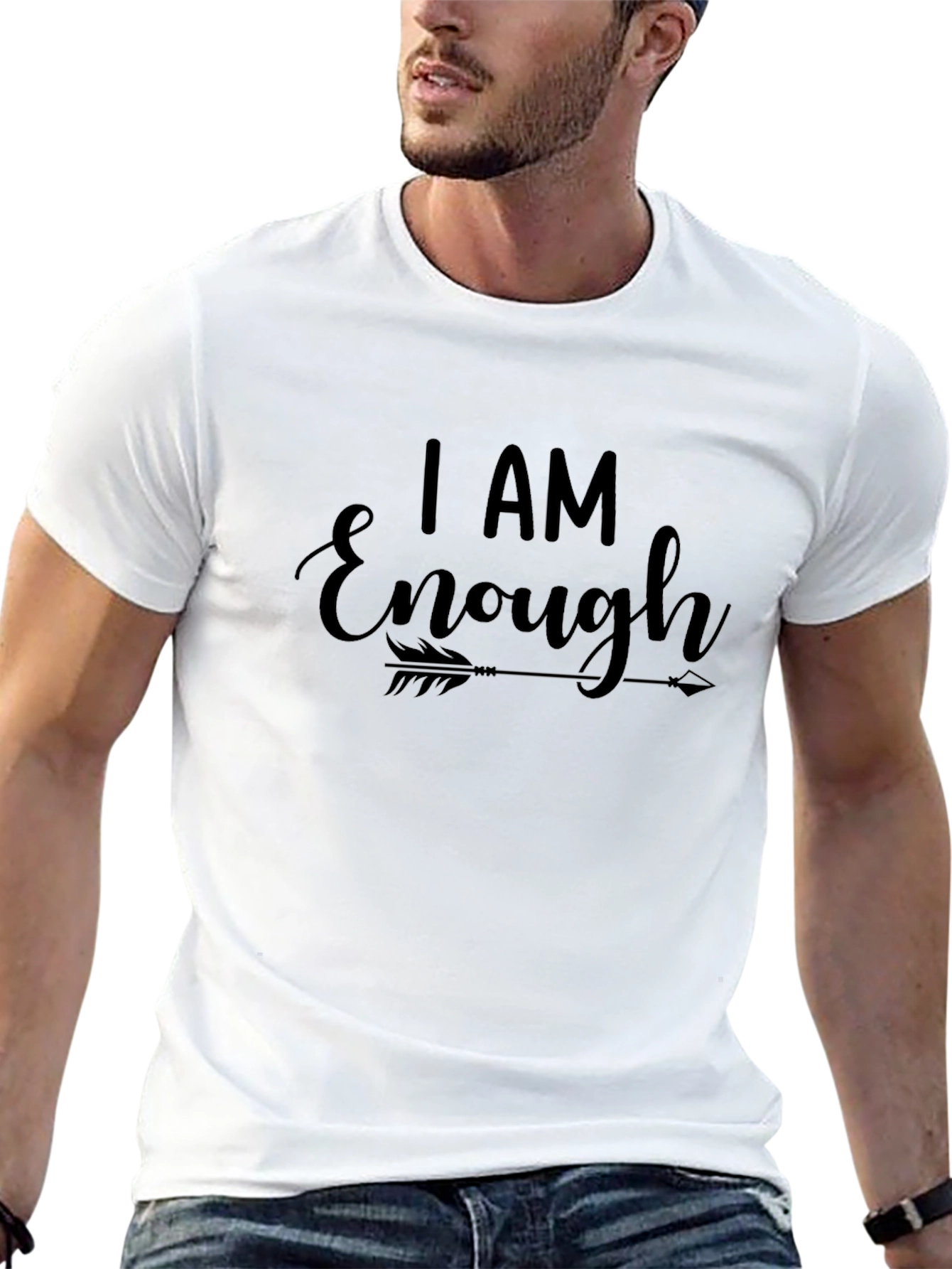 I AM Enough Graphic Tee - Motivational T-Shirt
