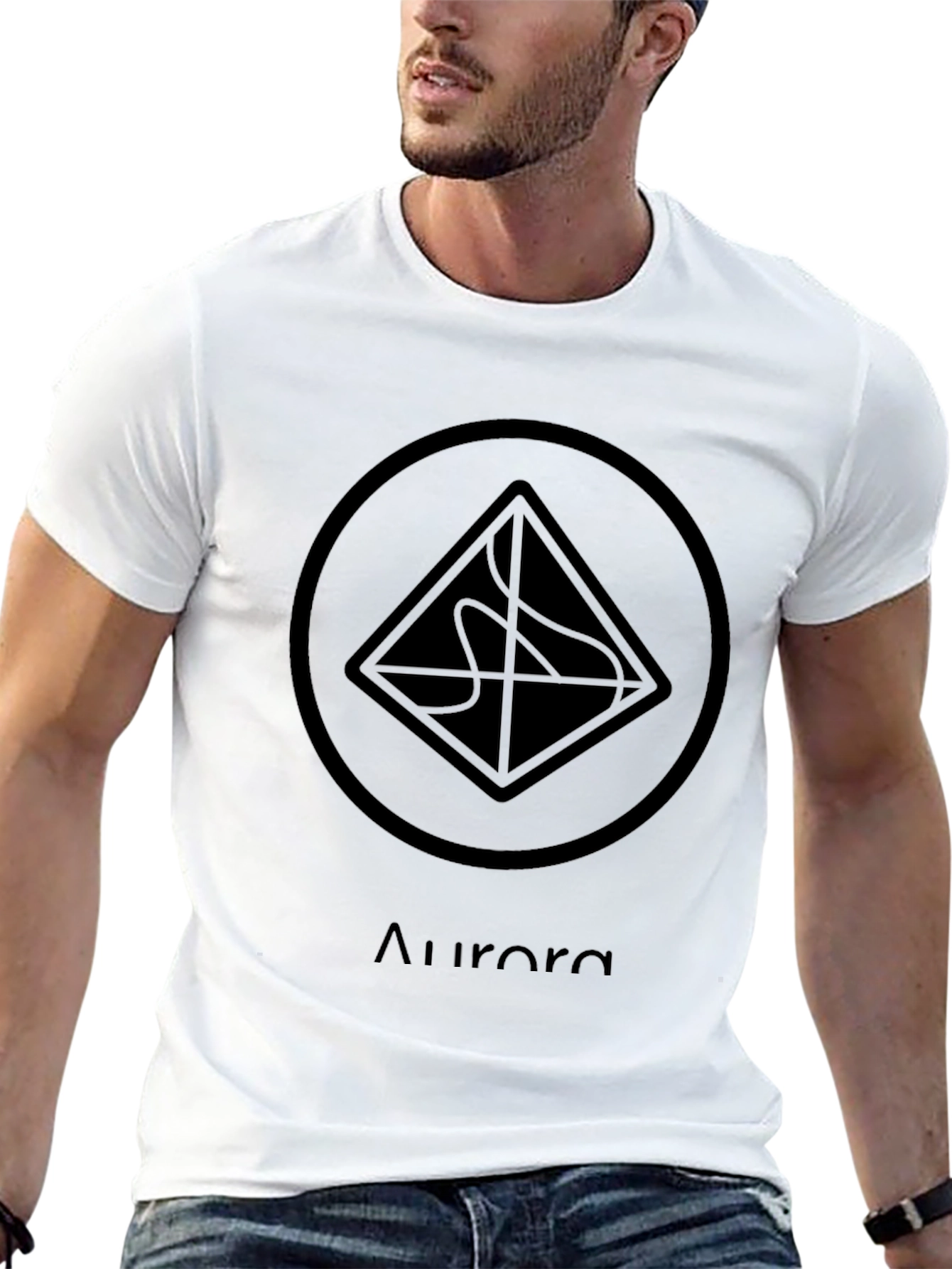 Aurora Graphic T-Shirt - Stylish Black Tee