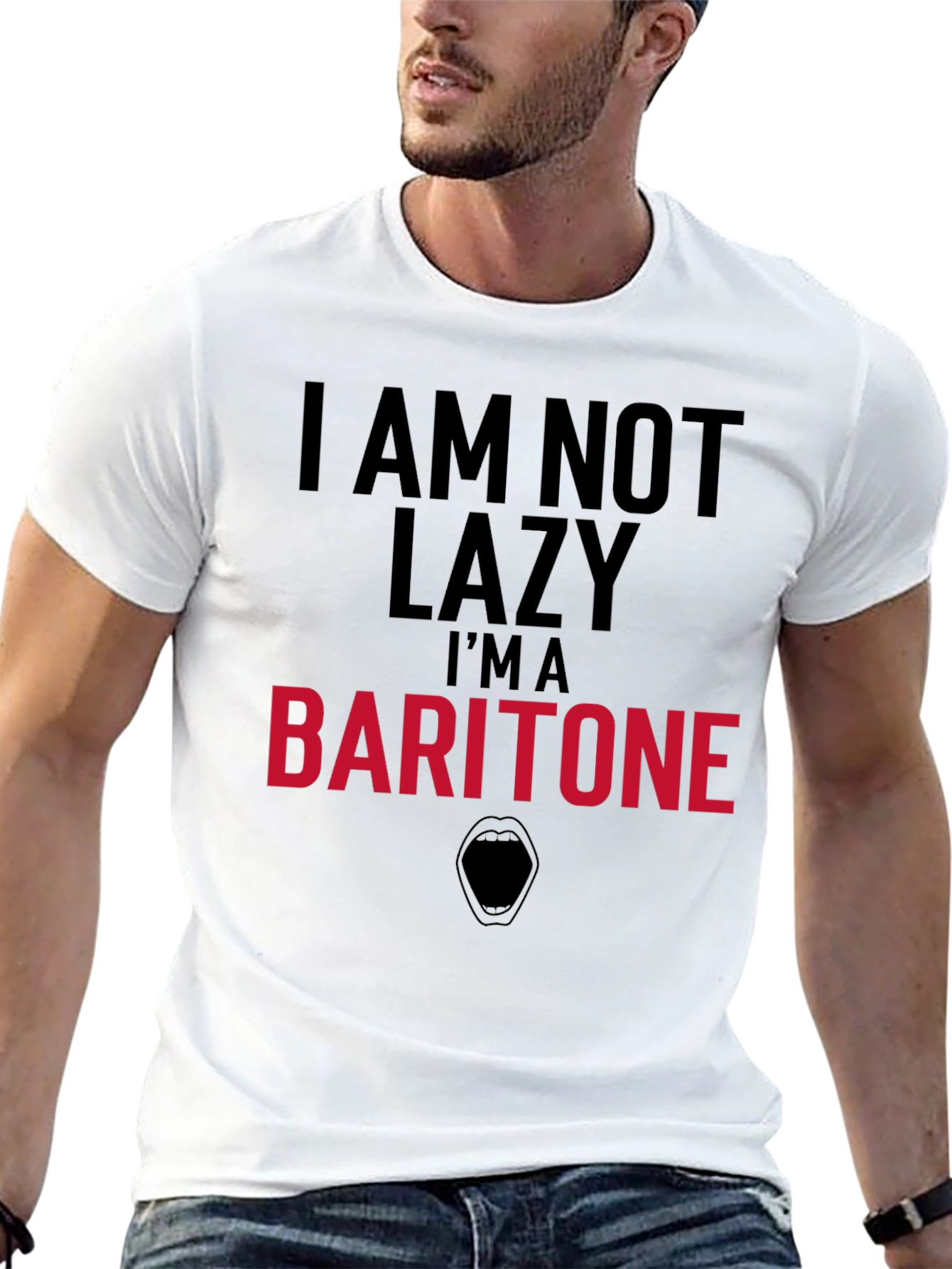 Baritone Musician T-Shirt - Im Not Lazy!