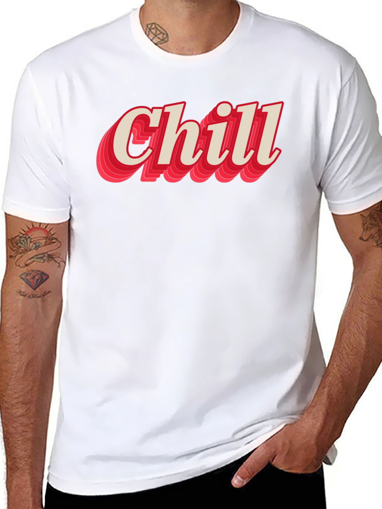 Chill Retro Graphic Tee - Relaxed Style