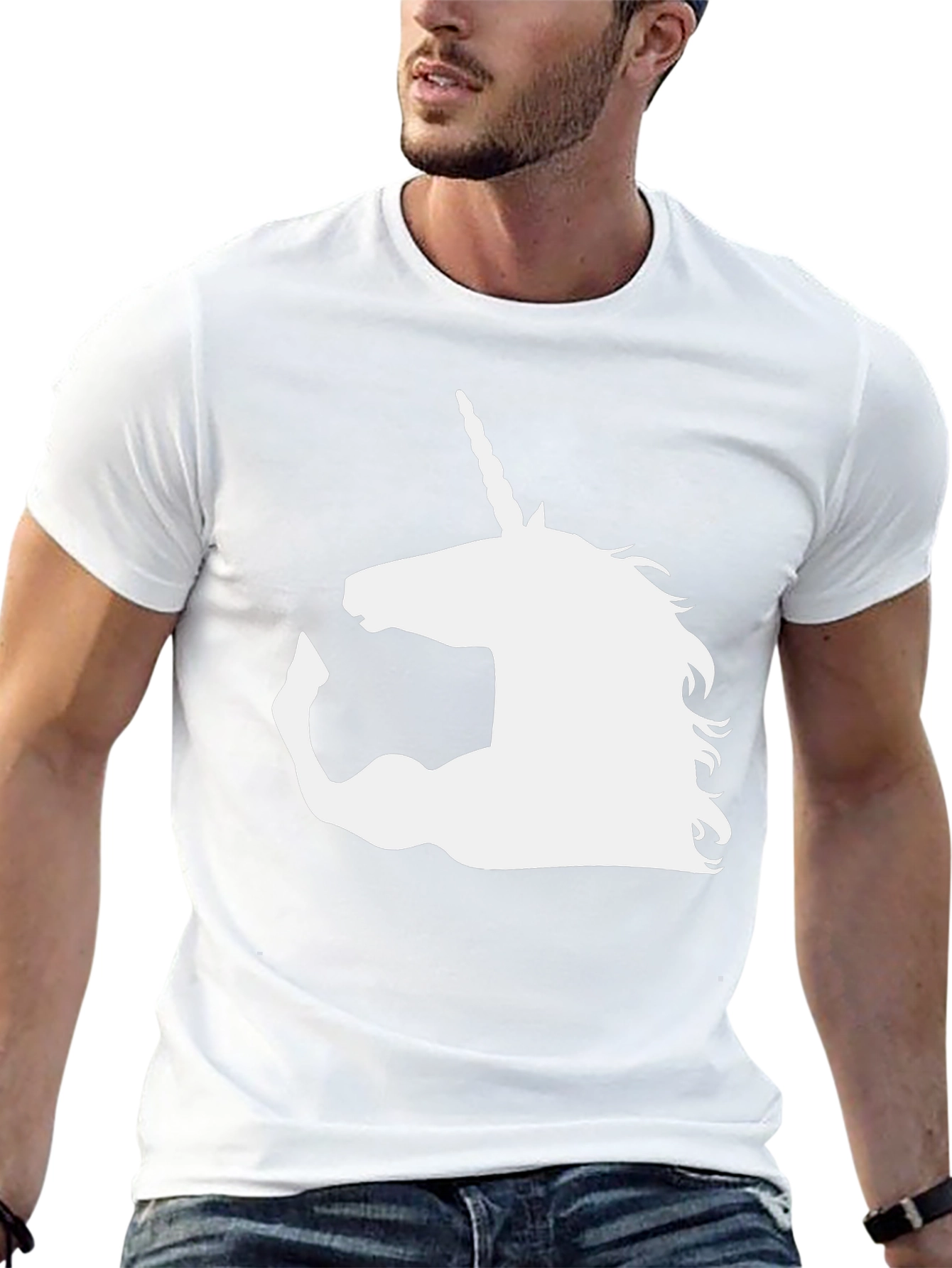 Unicorn Gym Beast T-Shirt - Black