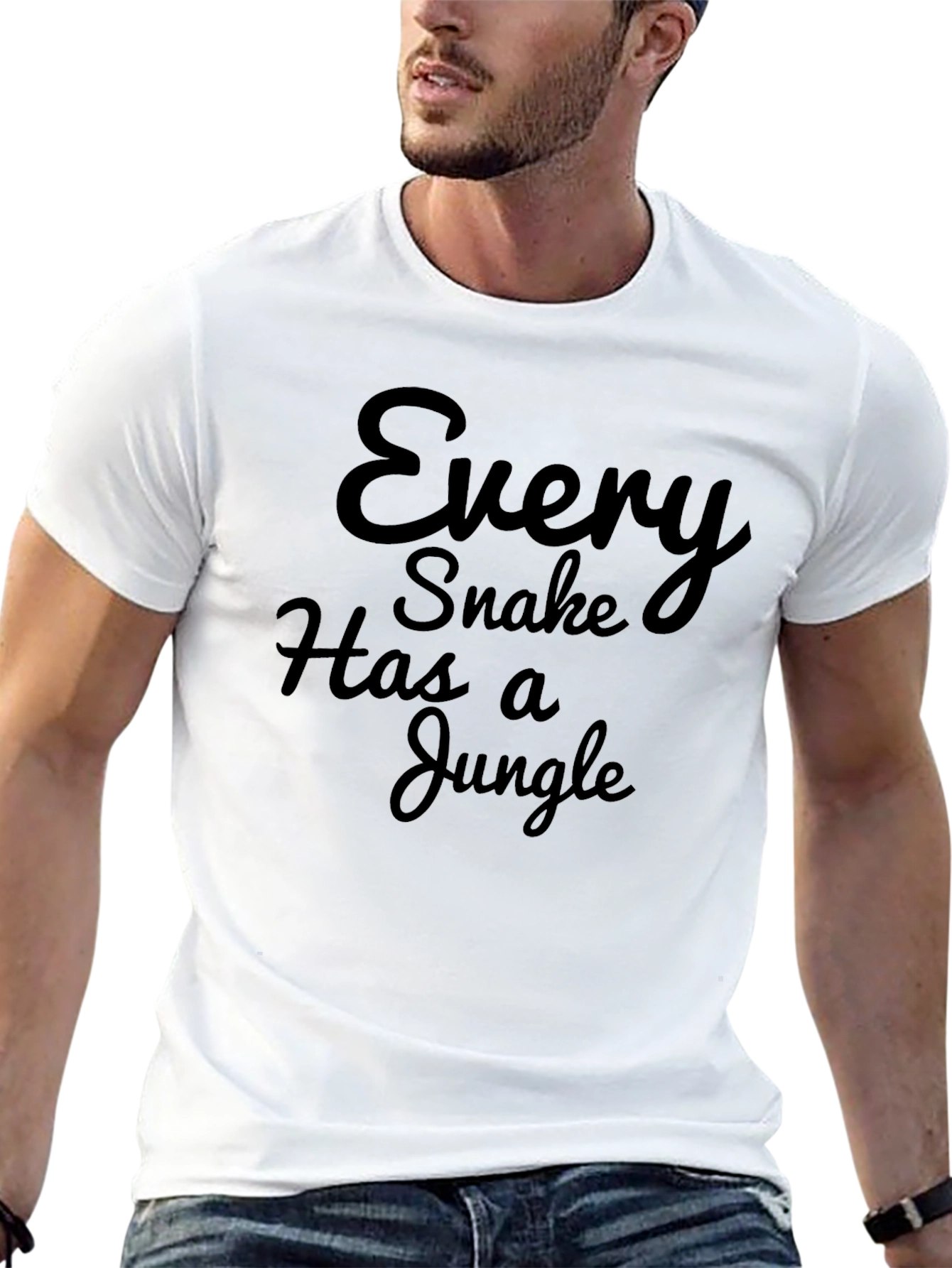 Every Snake Has a Jungle Graphic Tee - Black