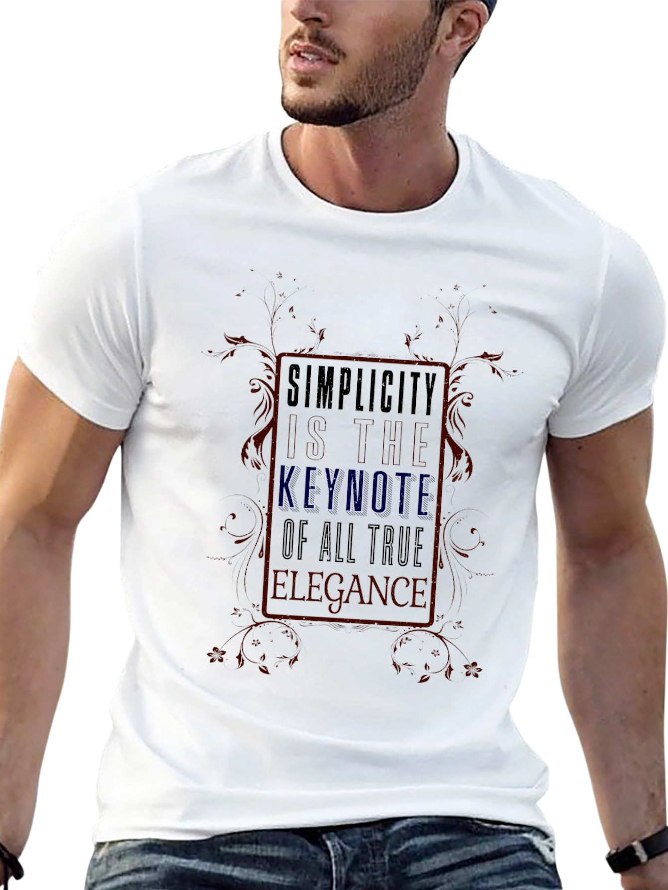 Simplicity Keynote Elegance Graphic T-Shirt