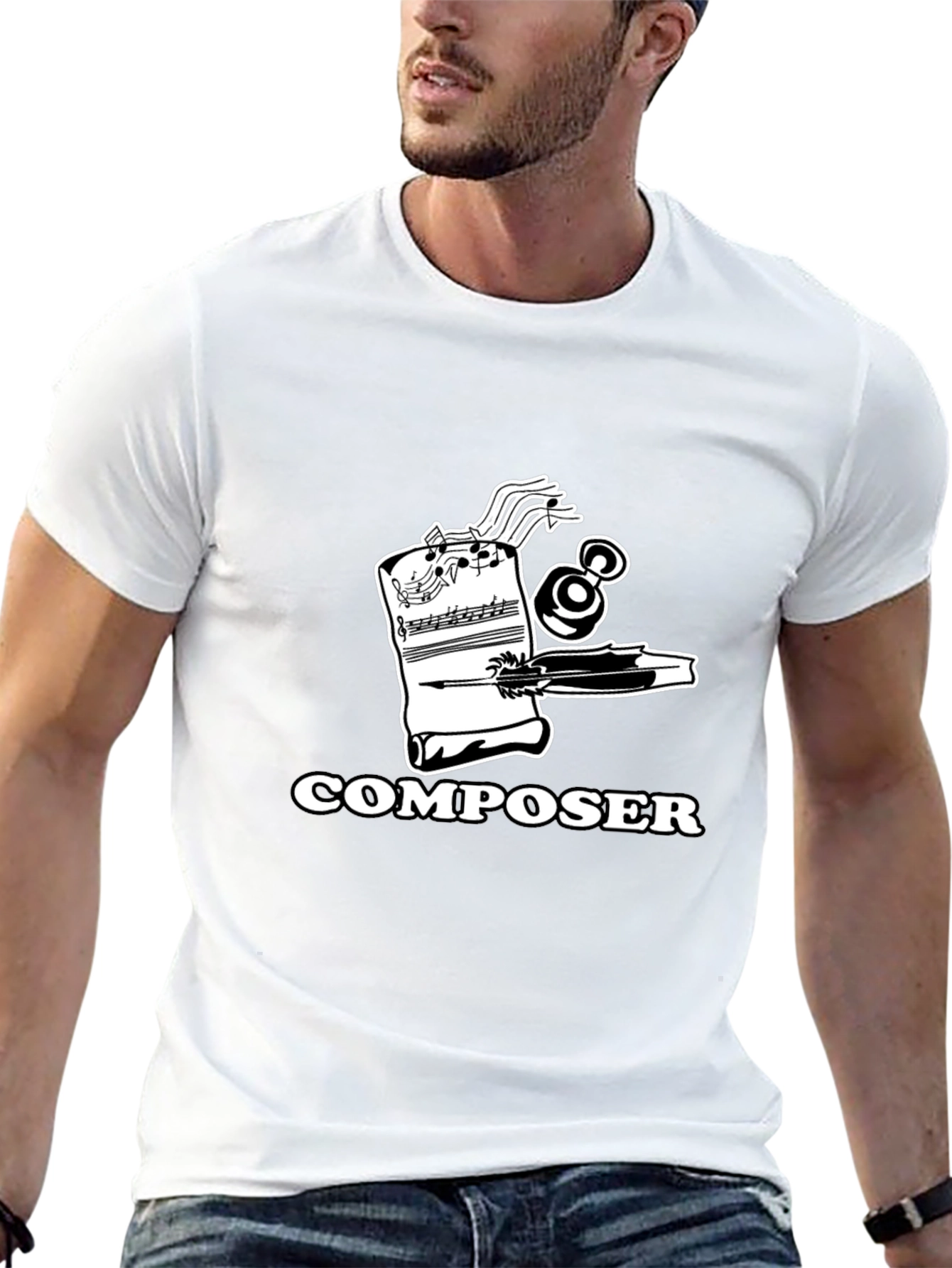 Composer Music T-Shirt - Black