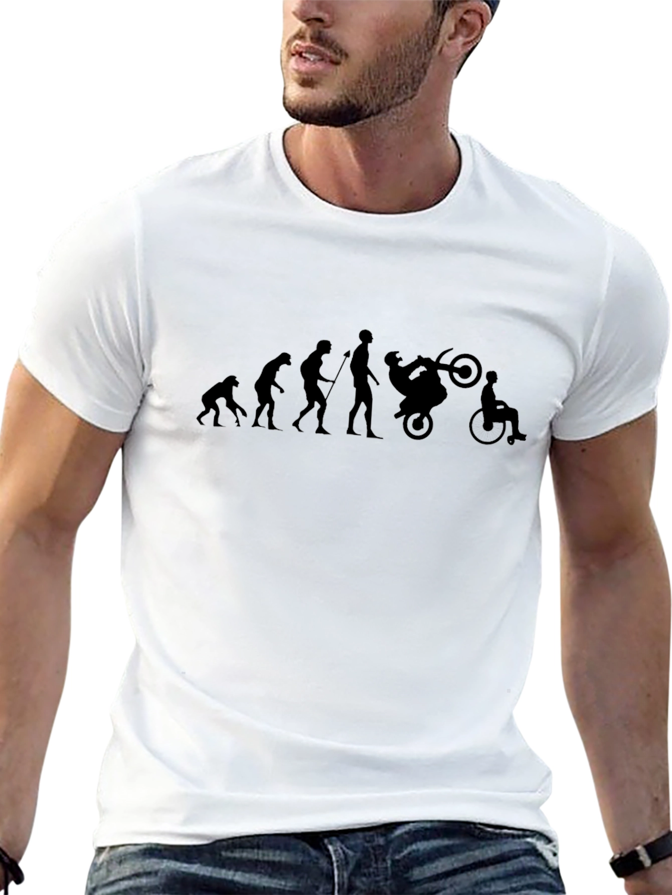 Evolution of a Stuntman T-Shirt