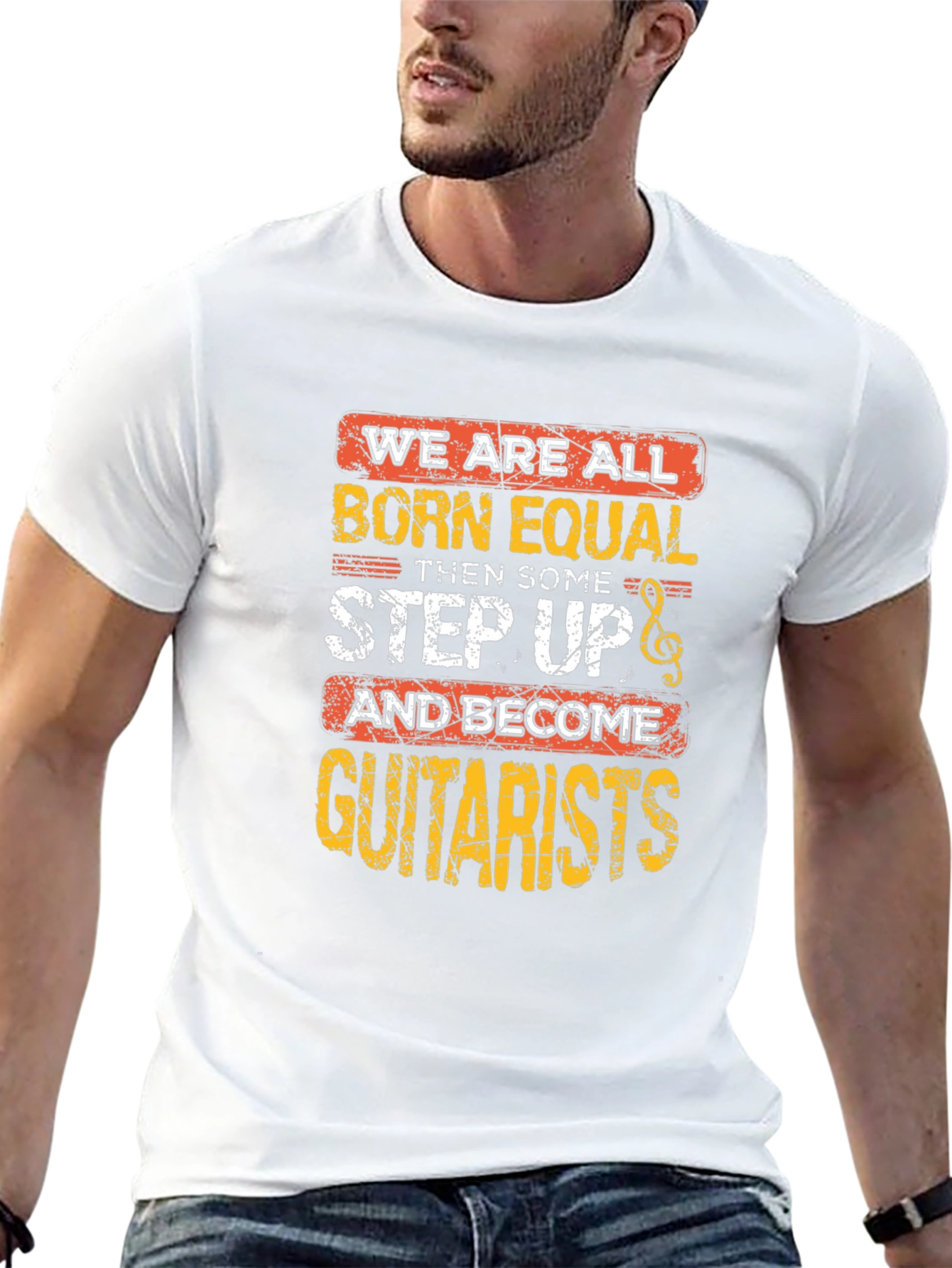 Born Equal Guitarist Black T-Shirt