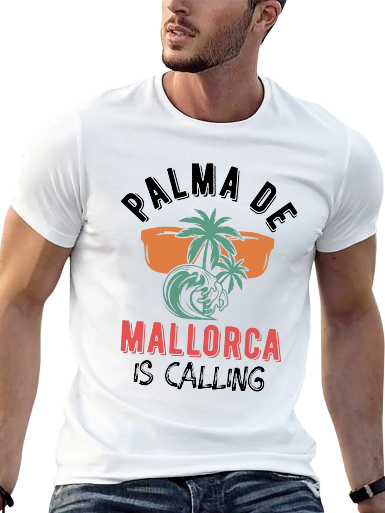 Palma de Mallorca Calling Black T-Shirt