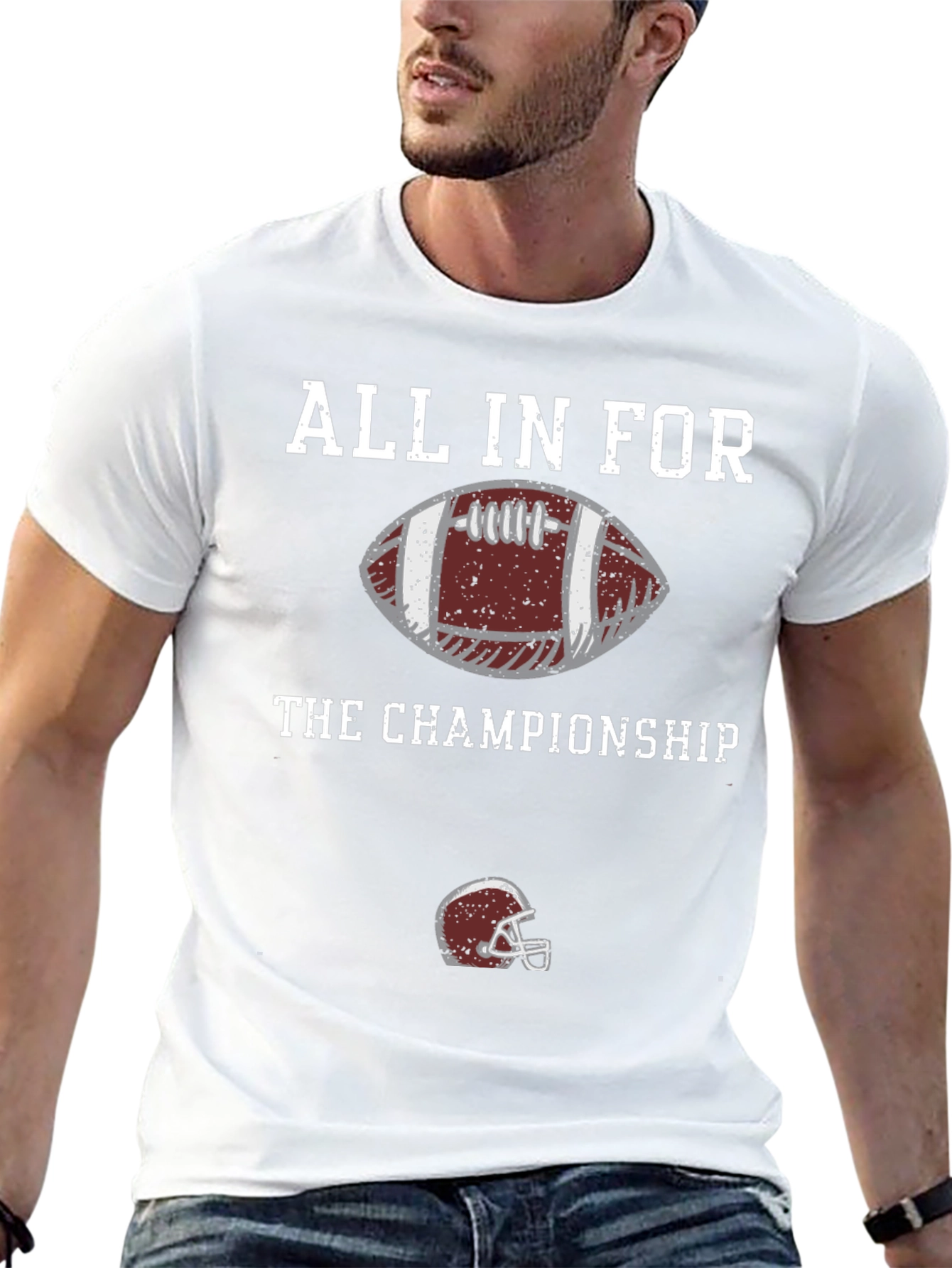 All In For The Championship Football T-Shirt