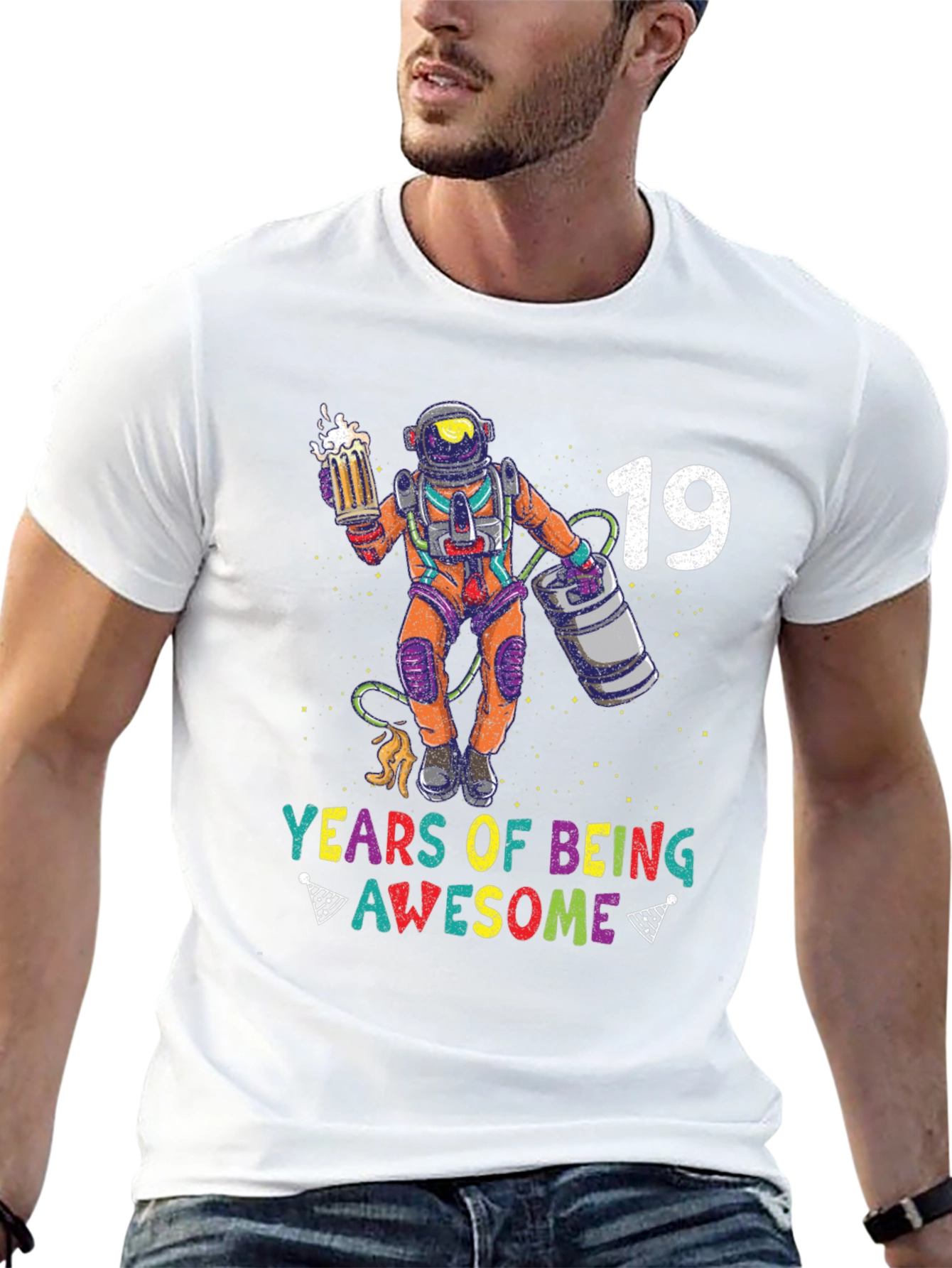 19 Years of Being Awesome Graphic T-Shirt