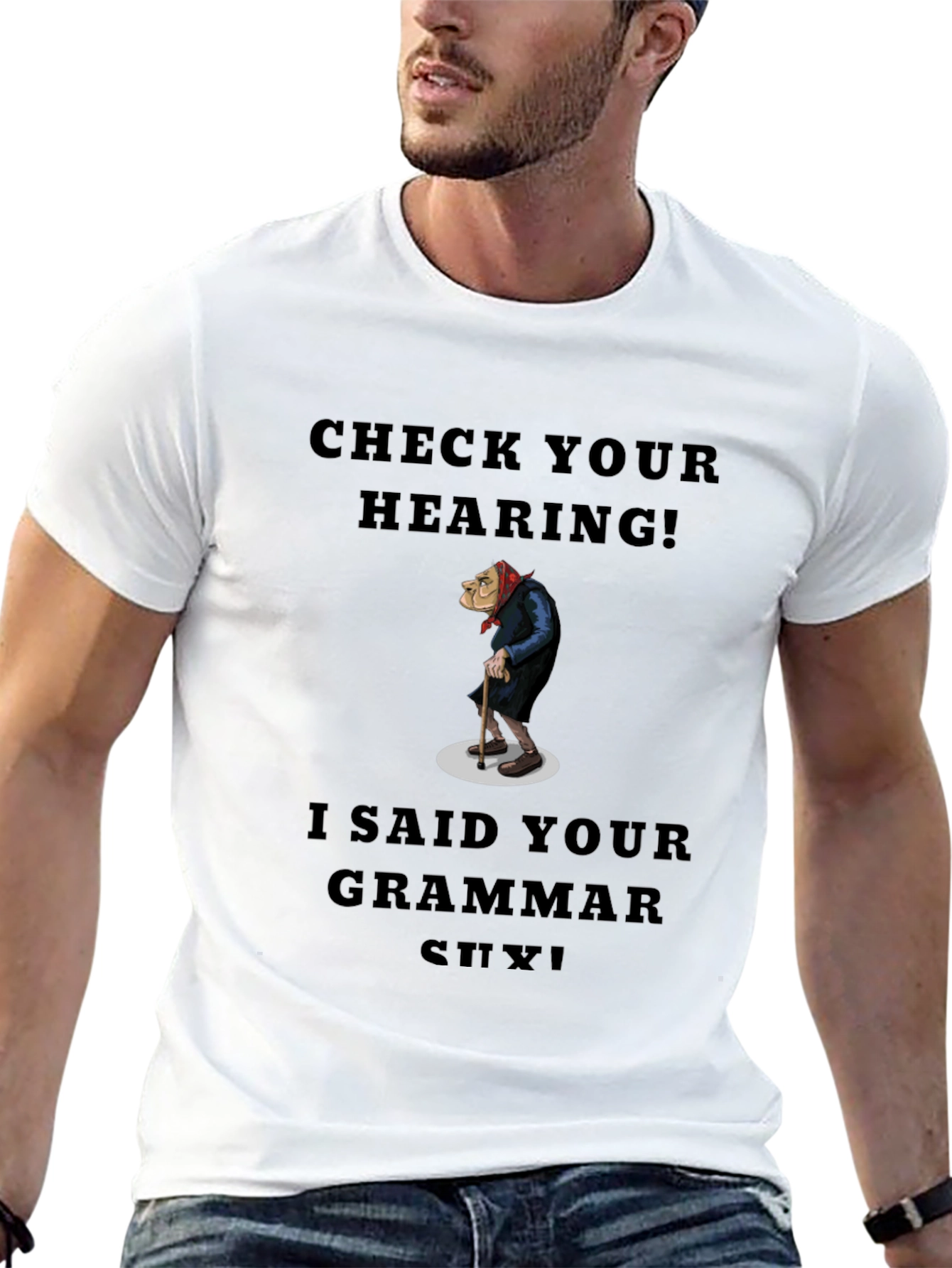 Check Your Hearing Grammar T-Shirt