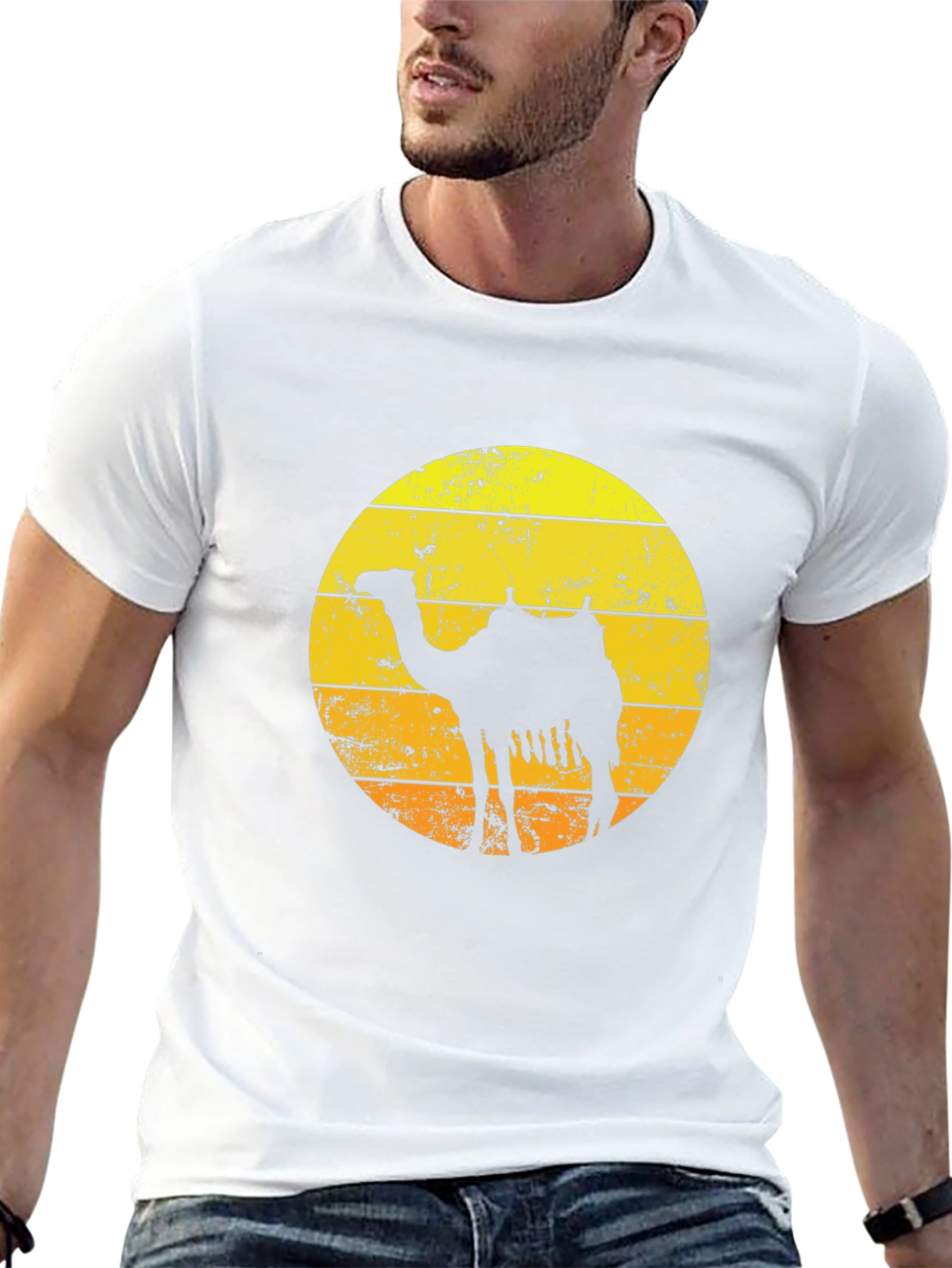 Retro Camel Silhouette T-Shirt