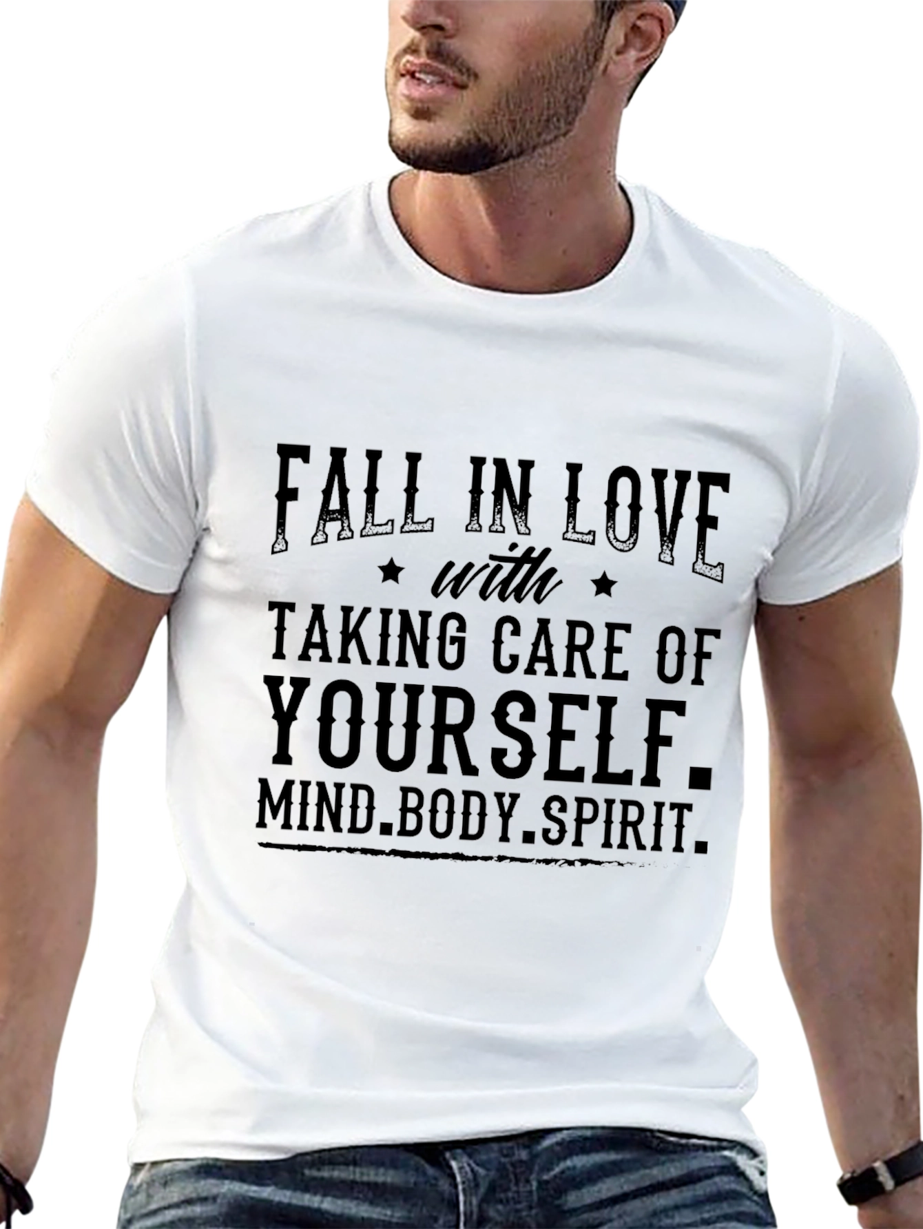 Fall In Love With Yourself Graphic T-Shirt