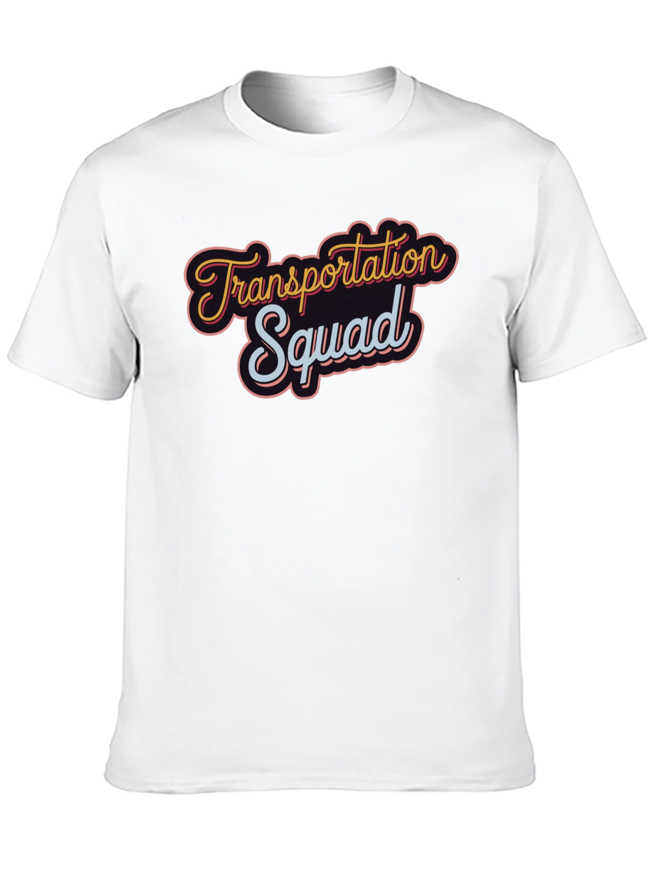 Transportation Squad Black Graphic Tee