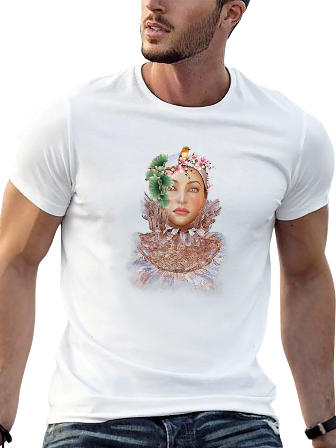 Floral Crown Portrait Tee