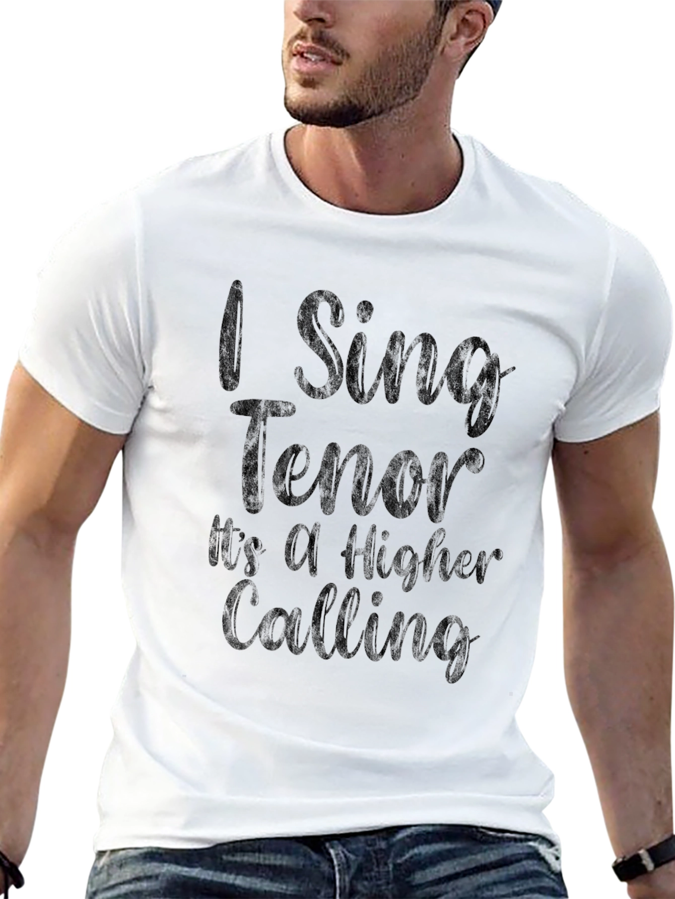 I Sing Tenor T-Shirt - Higher Calling Design