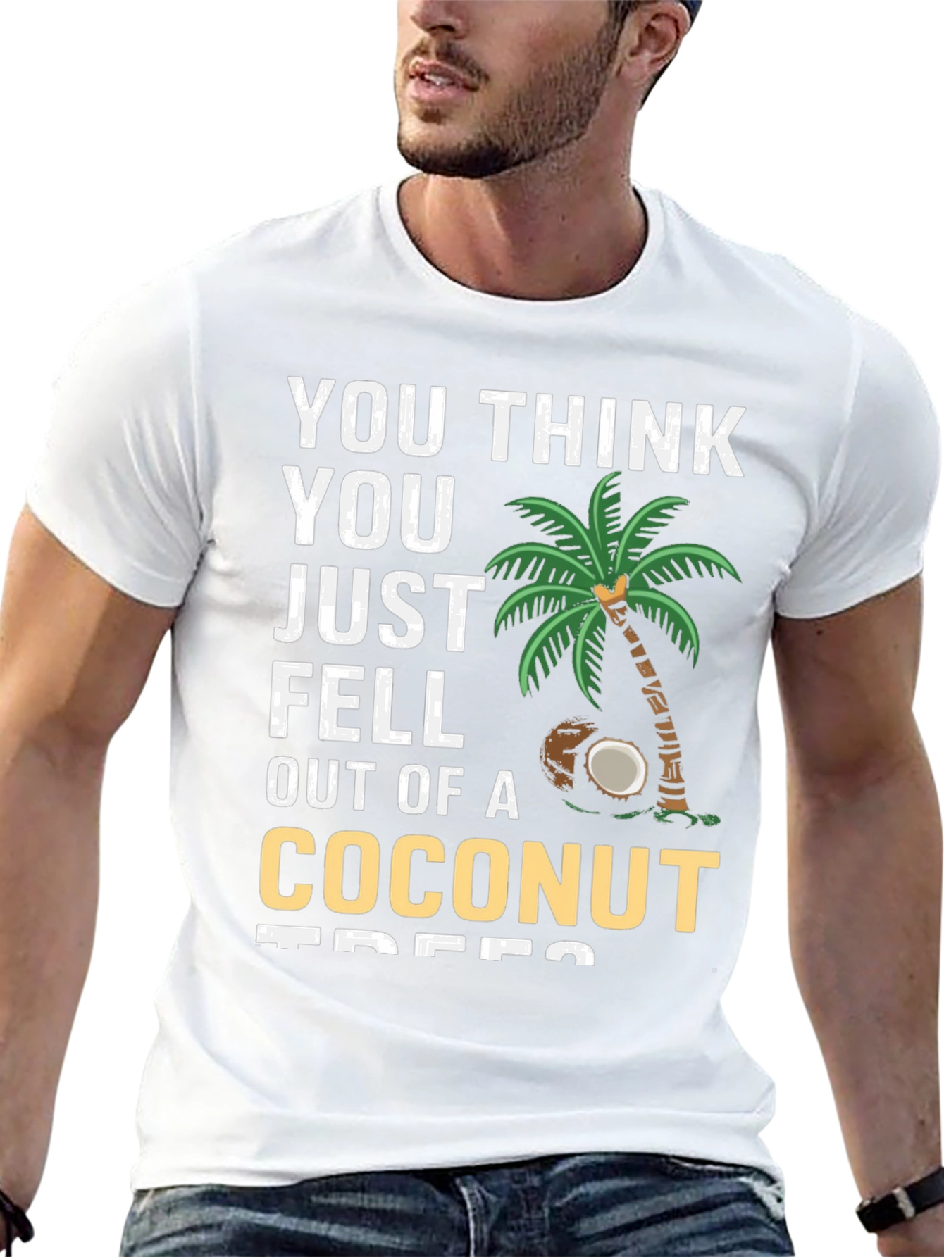 Coconut Trees Graphic T-Shirt