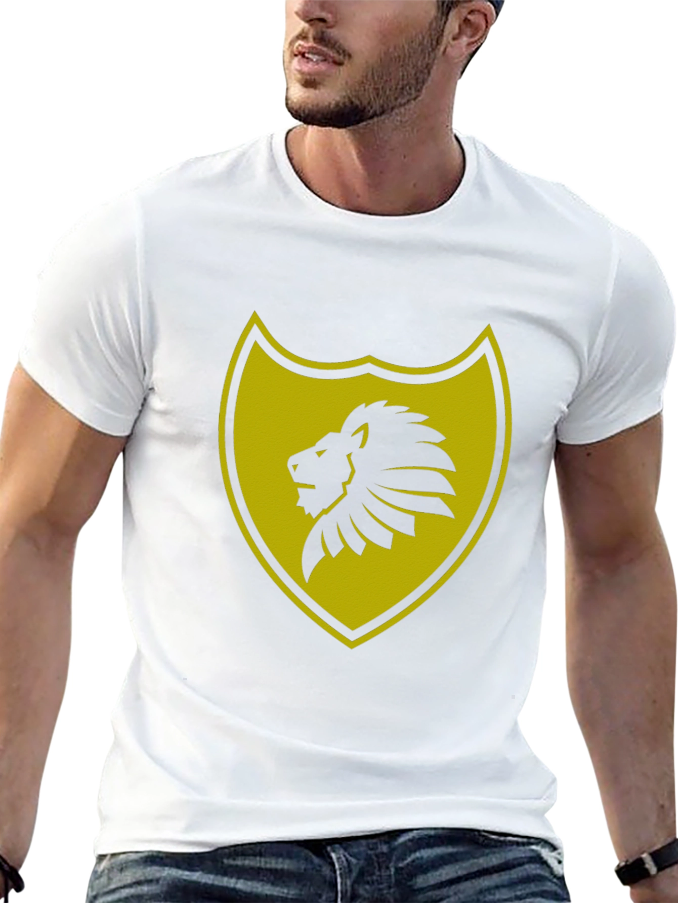 Lion Shield T-Shirt - Black