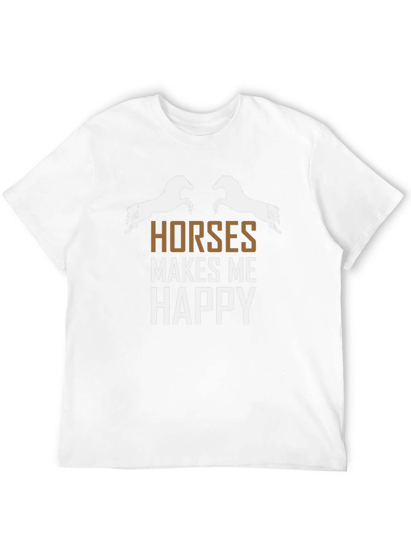 Horses Make Me Happy Graphic Tee