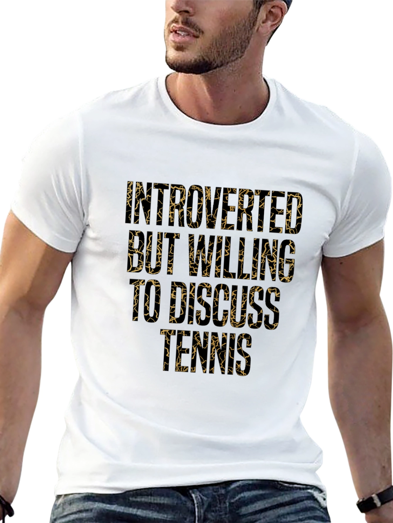 Introverted But Willing To Discuss Tennis T-Shirt