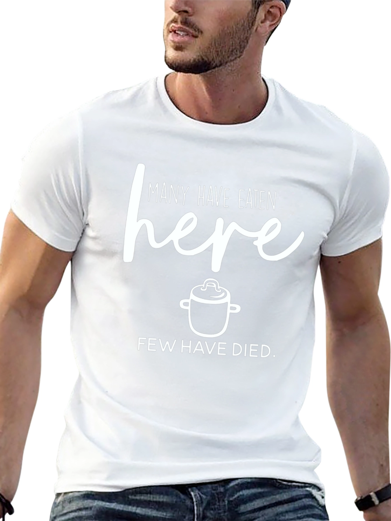 Funny Kitchen T-Shirt - Many Have Eaten Here