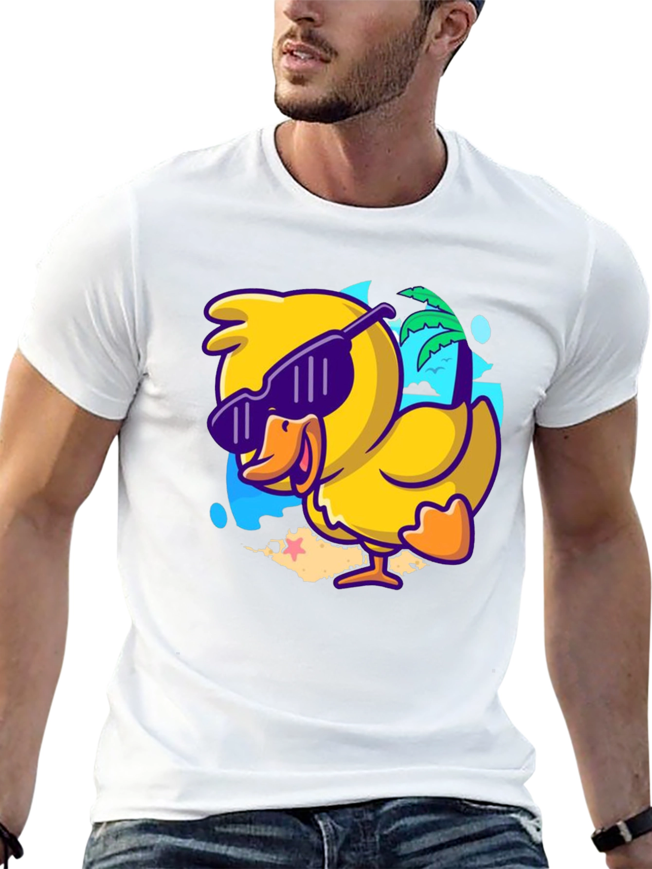 Cool Duck Graphic Tee - Summer Vibes